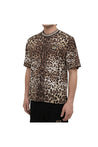 DOLCE & GABBANA-OUTLET-SALE-Dolce & Gabbana Leopard Print T-shirt-ARCHIVIST