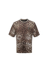 DOLCE & GABBANA-OUTLET-SALE-Dolce & Gabbana Leopard Print T-shirt-ARCHIVIST