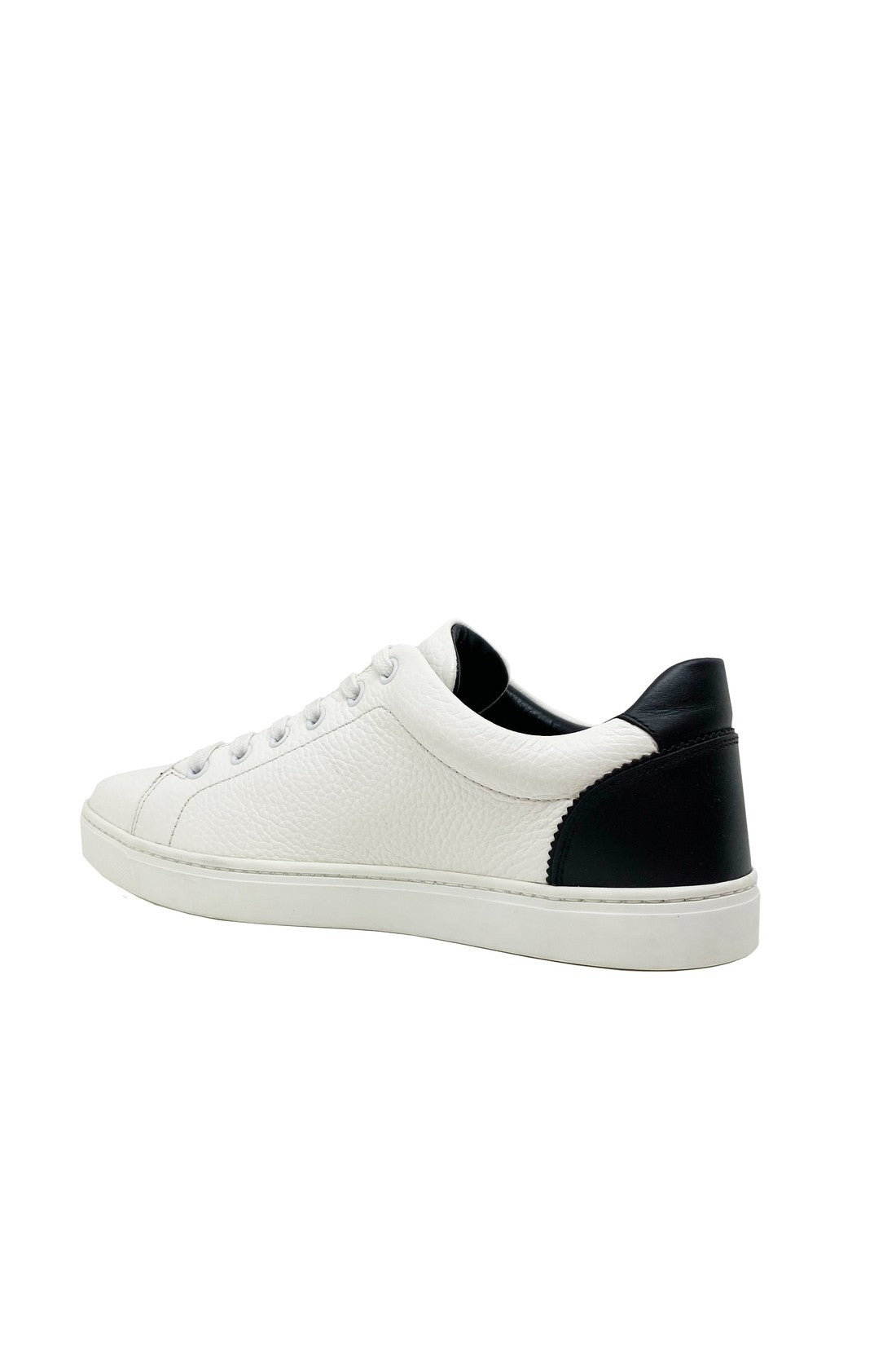 DOLCE & GABBANA-OUTLET-SALE-Dolce & Gabbana Logo Leather Sneakers-ARCHIVIST