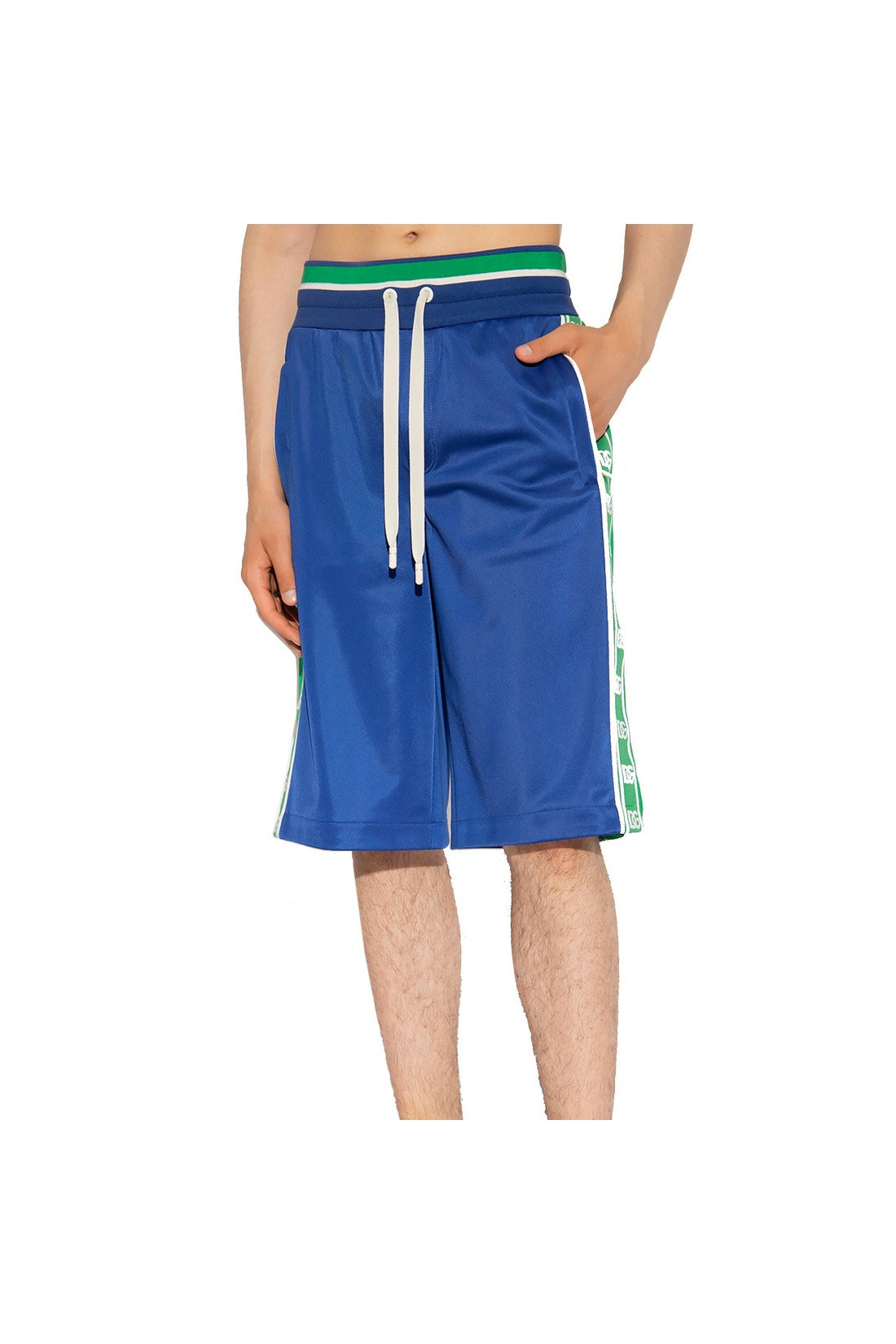 DOLCE & GABBANA-OUTLET-SALE-Dolce & Gabbana Logo Shorts-ARCHIVIST