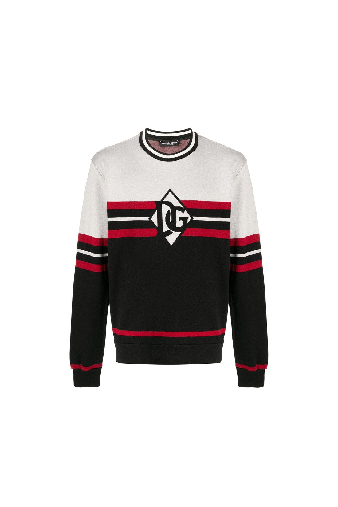 DOLCE & GABBANA-OUTLET-SALE-Dolce & Gabbana Logo Sweater-ARCHIVIST