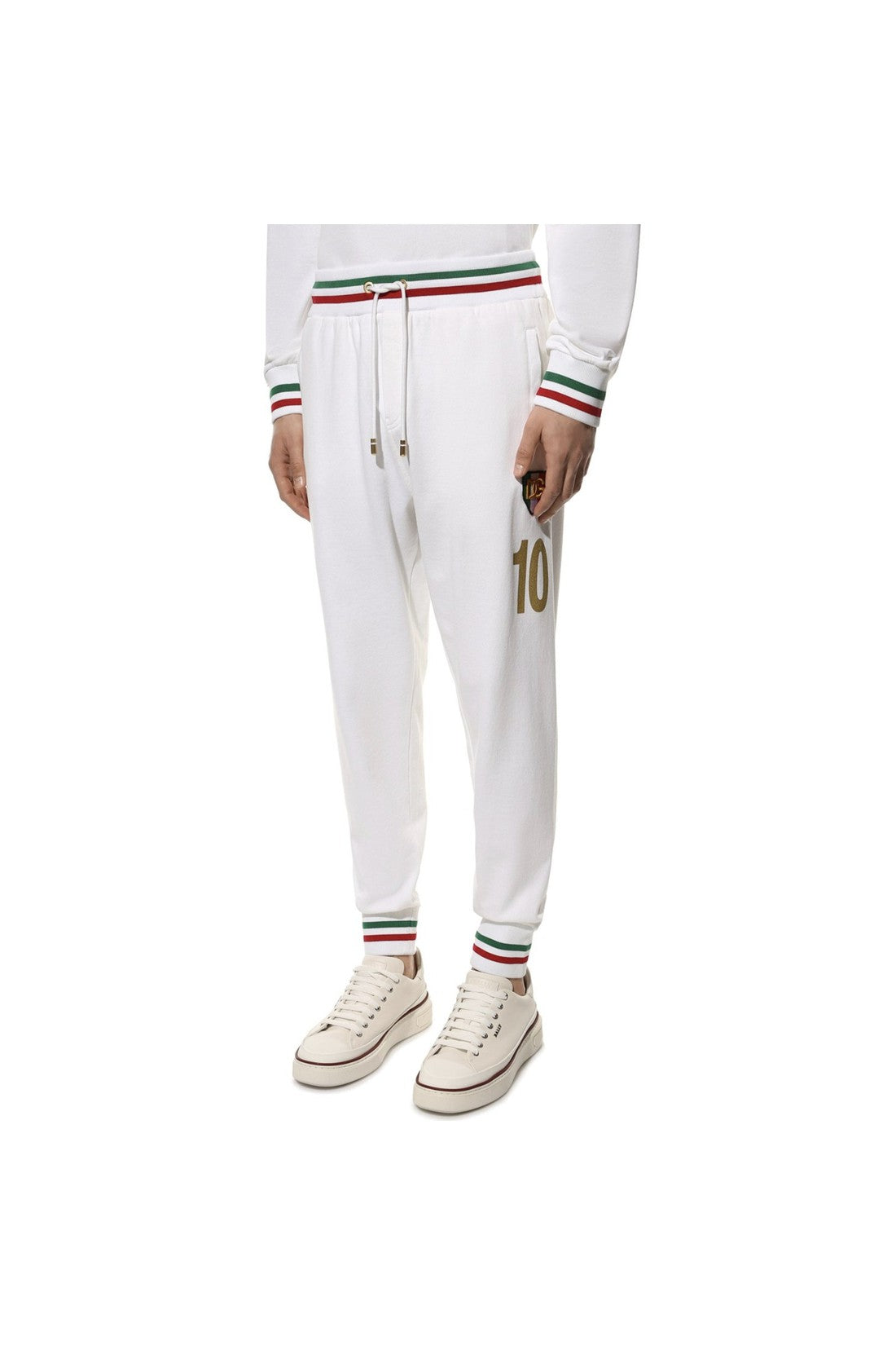 DOLCE & GABBANA-OUTLET-SALE-Dolce & Gabbana Logo Sweatpants-ARCHIVIST