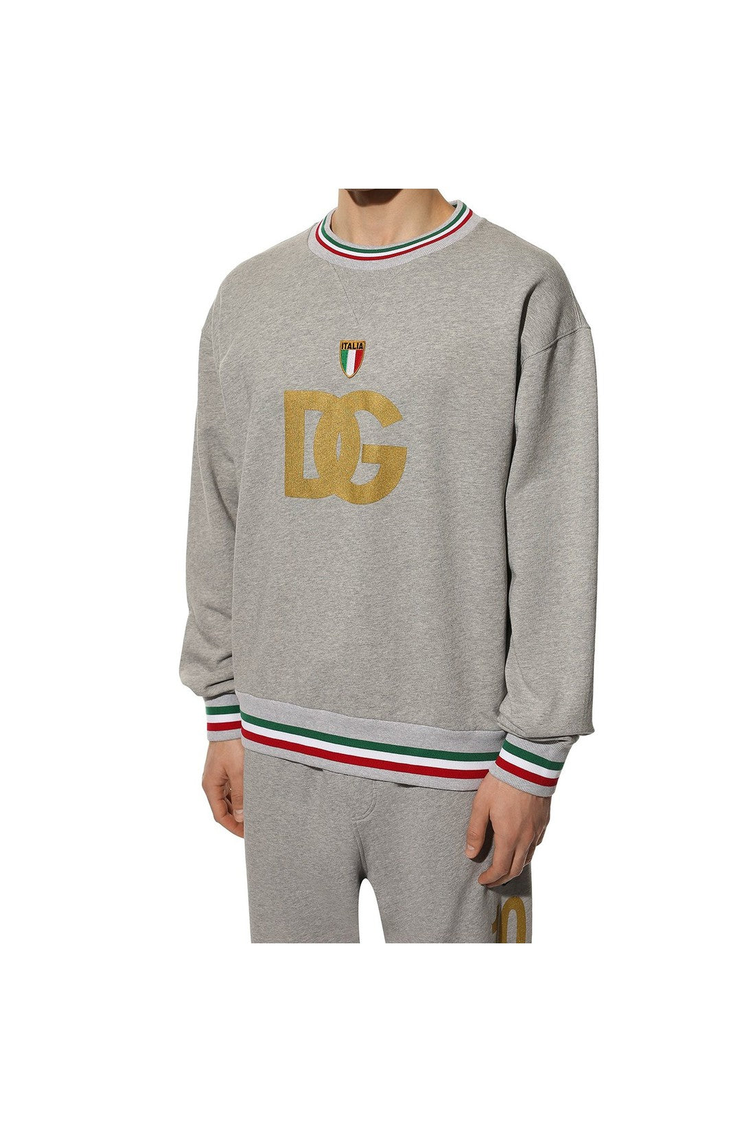 DOLCE & GABBANA-OUTLET-SALE-Dolce & Gabbana Logo Sweatshirt-ARCHIVIST