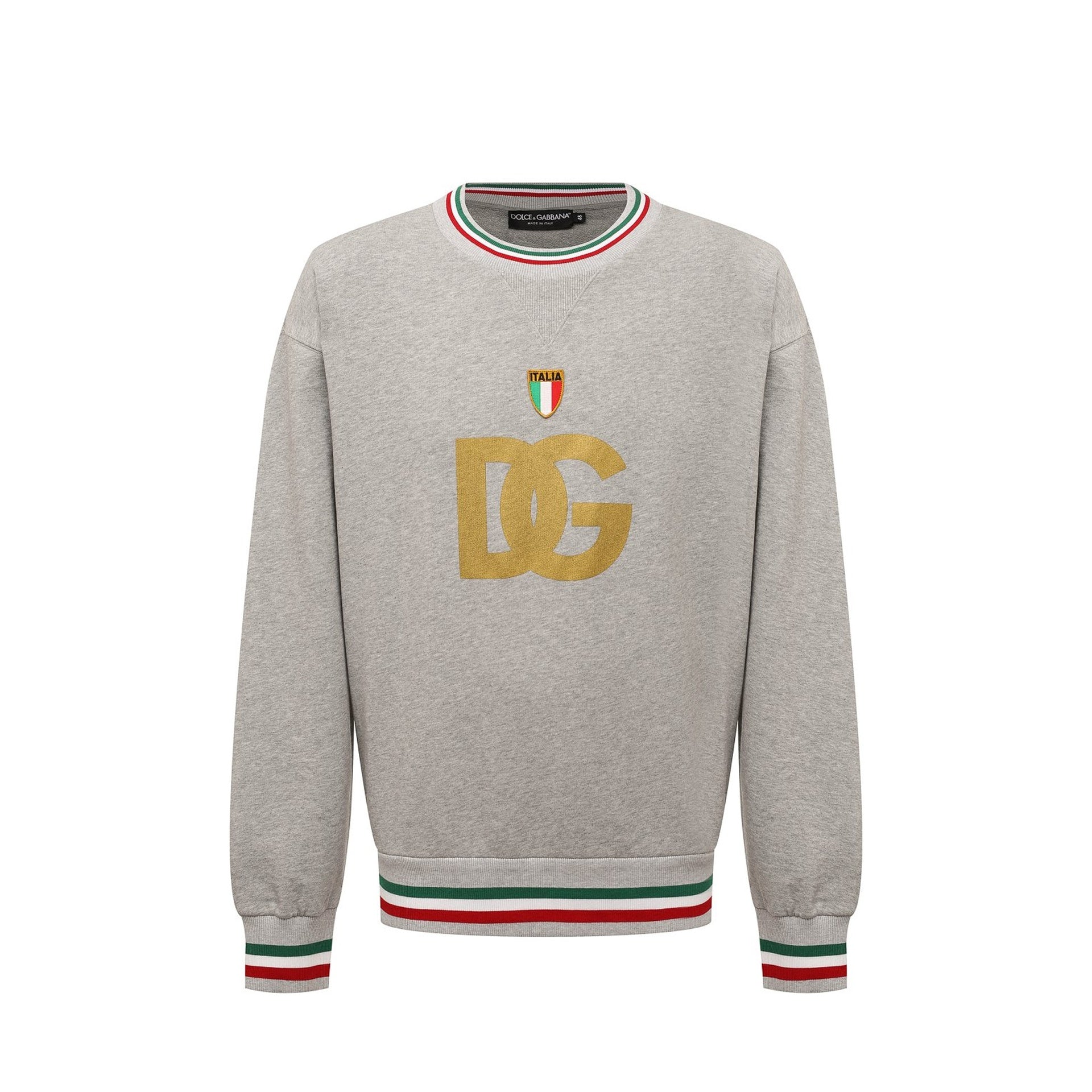 DOLCE & GABBANA-OUTLET-SALE-Dolce & Gabbana Logo Sweatshirt-ARCHIVIST