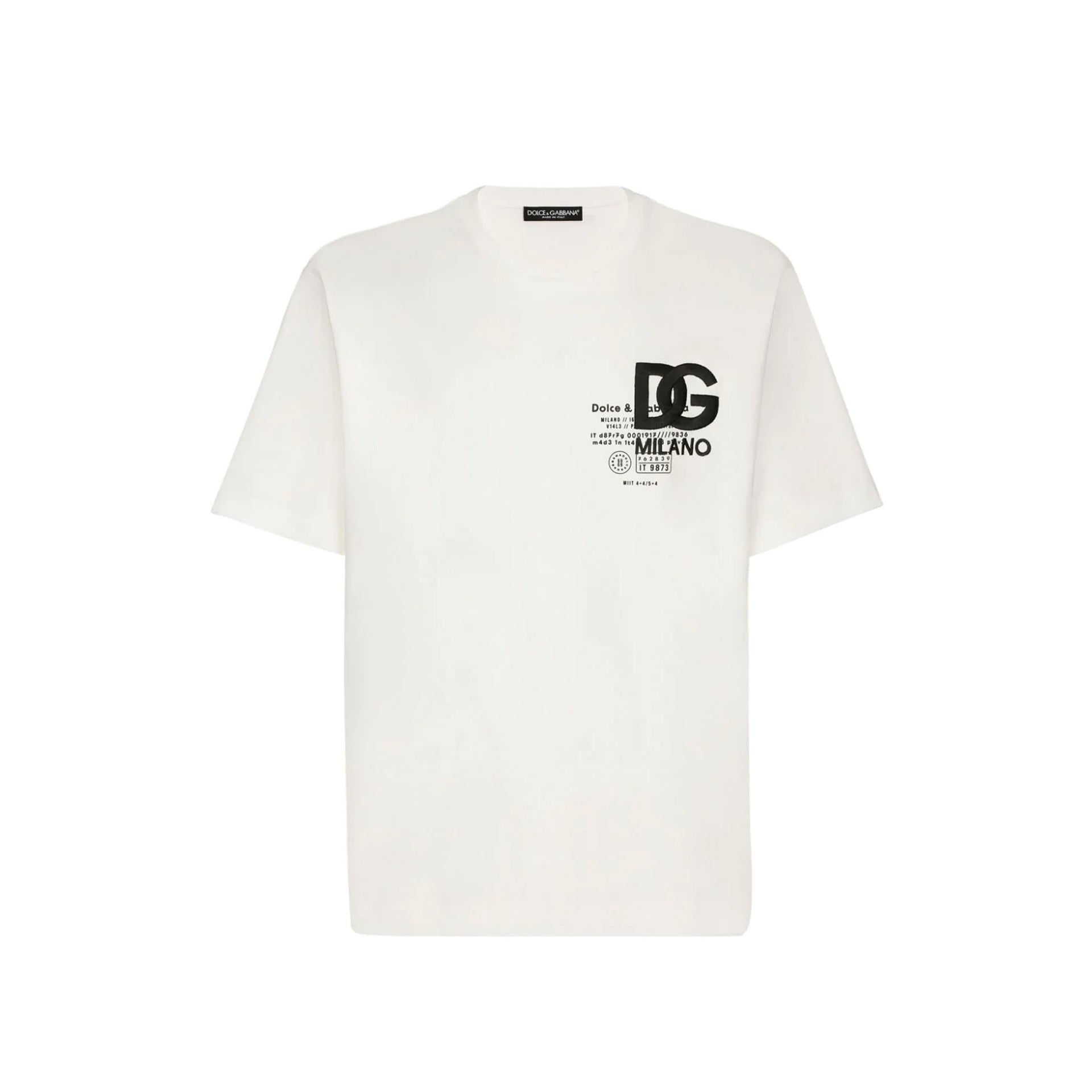 DOLCE & GABBANA-OUTLET-SALE-Dolce & Gabbana Logo T-Shirt-ARCHIVIST