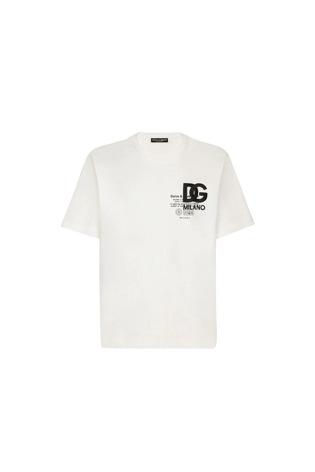 DOLCE & GABBANA-OUTLET-SALE-Dolce & Gabbana Logo T-Shirt-ARCHIVIST