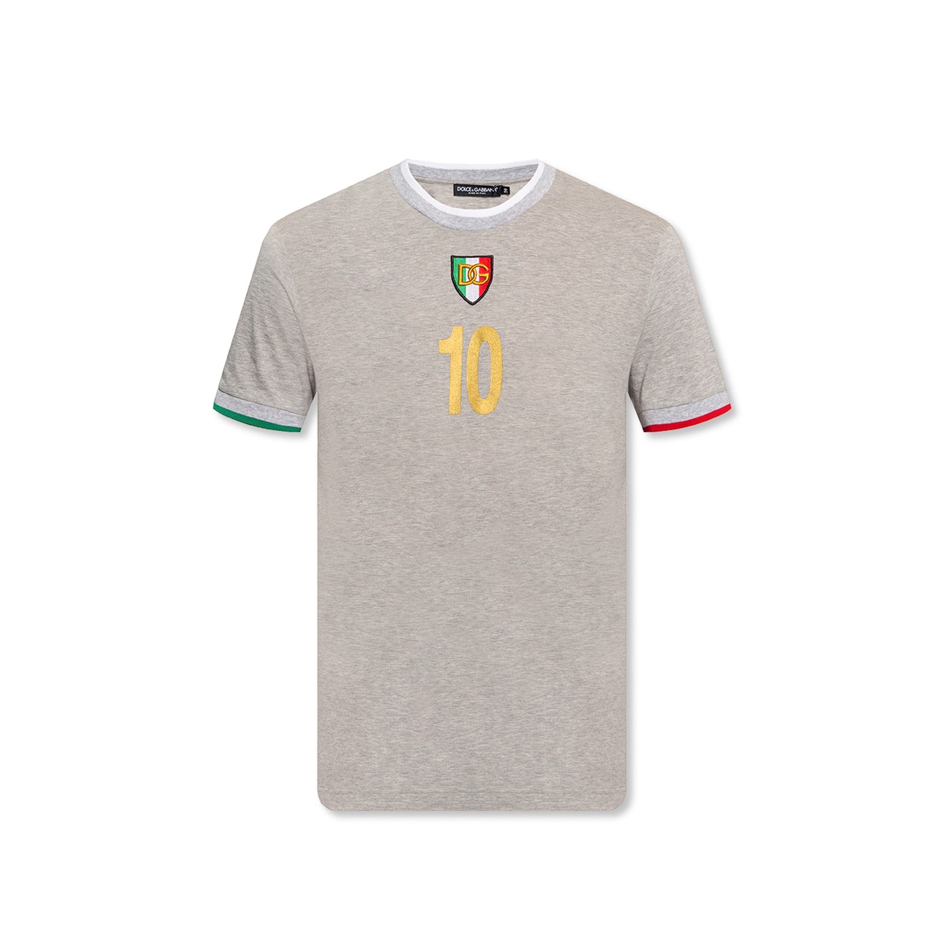 DOLCE & GABBANA-OUTLET-SALE-Dolce & Gabbana Logo T-shirt-ARCHIVIST