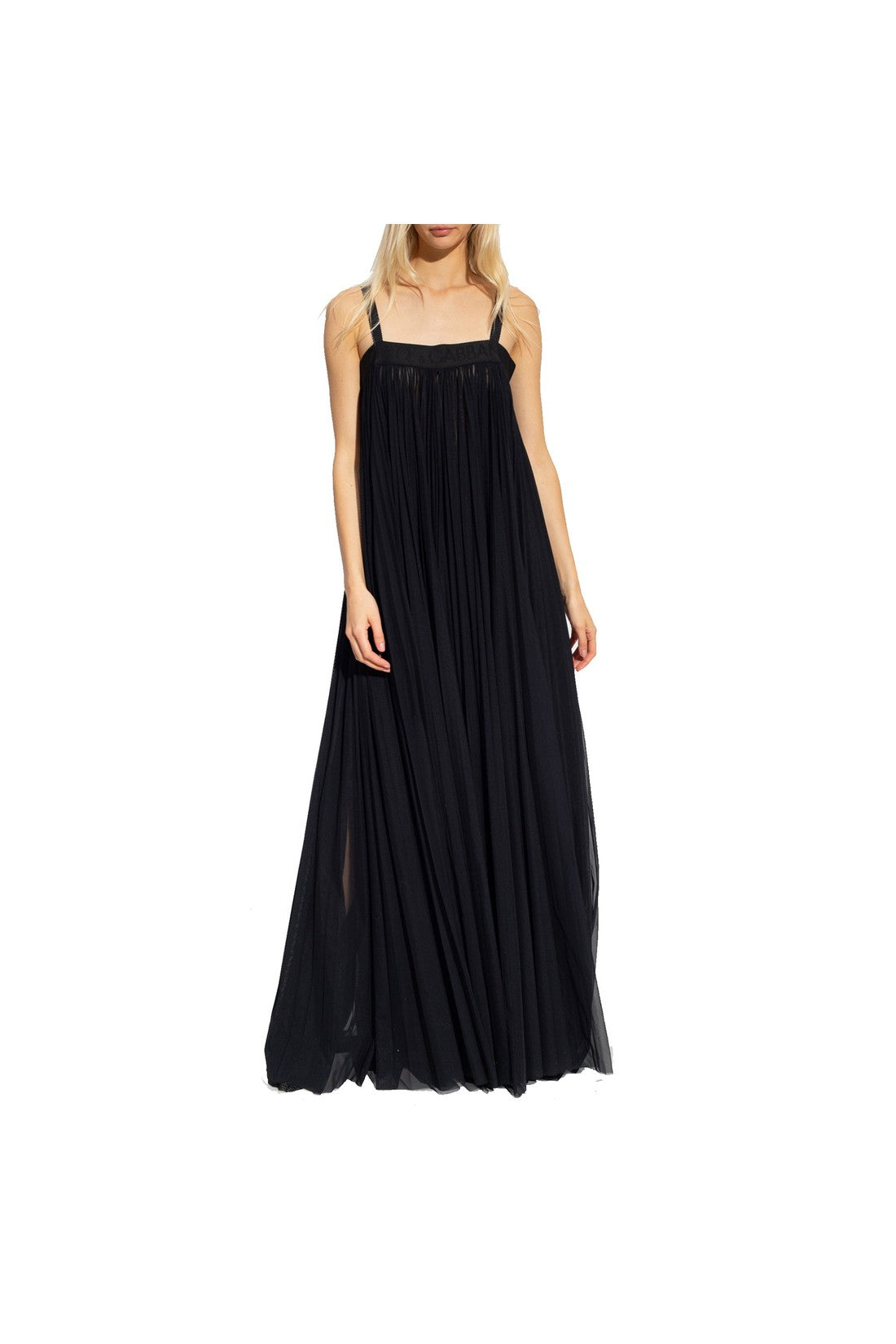 DOLCE & GABBANA-OUTLET-SALE-Dolce & Gabbana Maxi Pleated Dress-ARCHIVIST