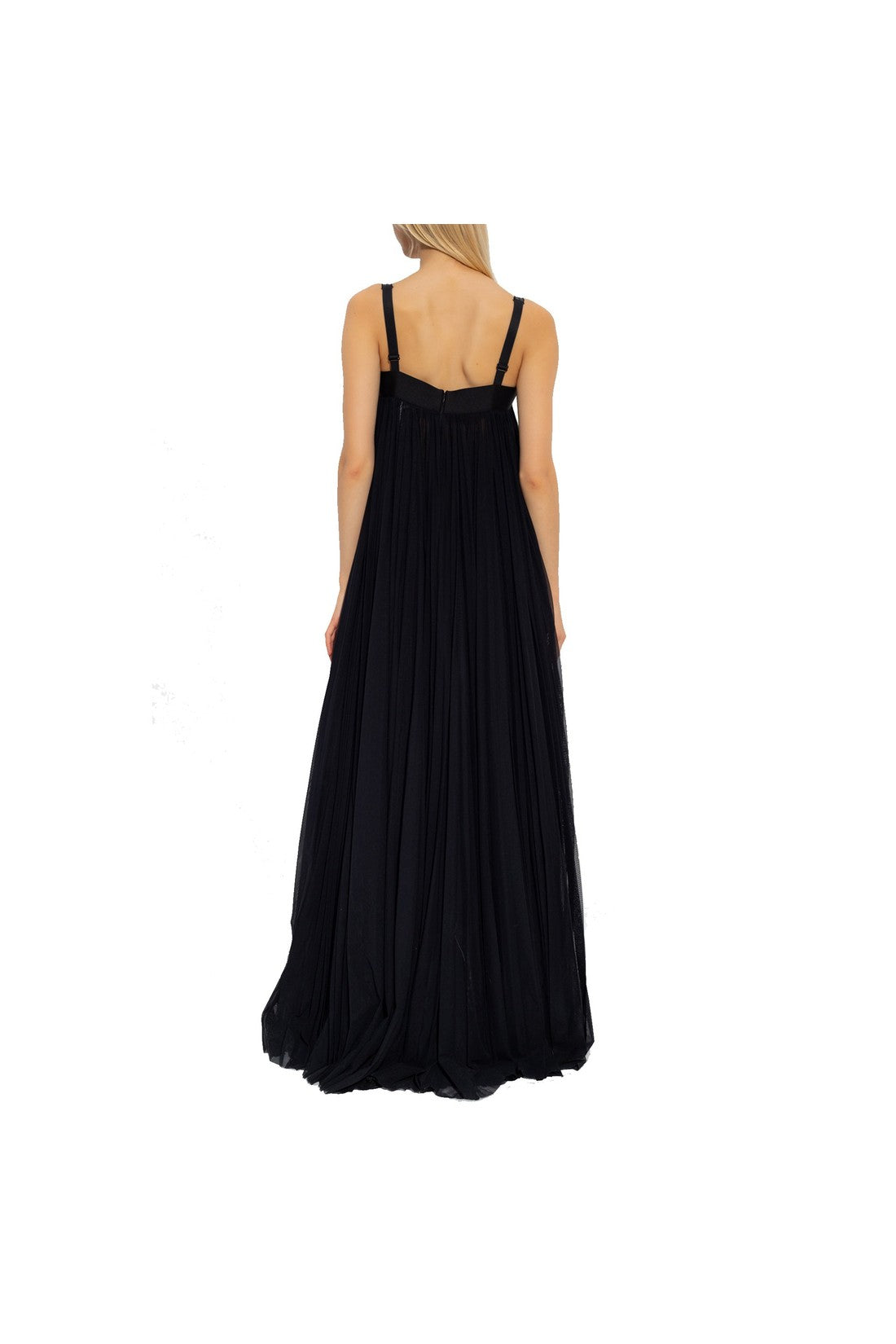 DOLCE & GABBANA-OUTLET-SALE-Dolce & Gabbana Maxi Pleated Dress-ARCHIVIST