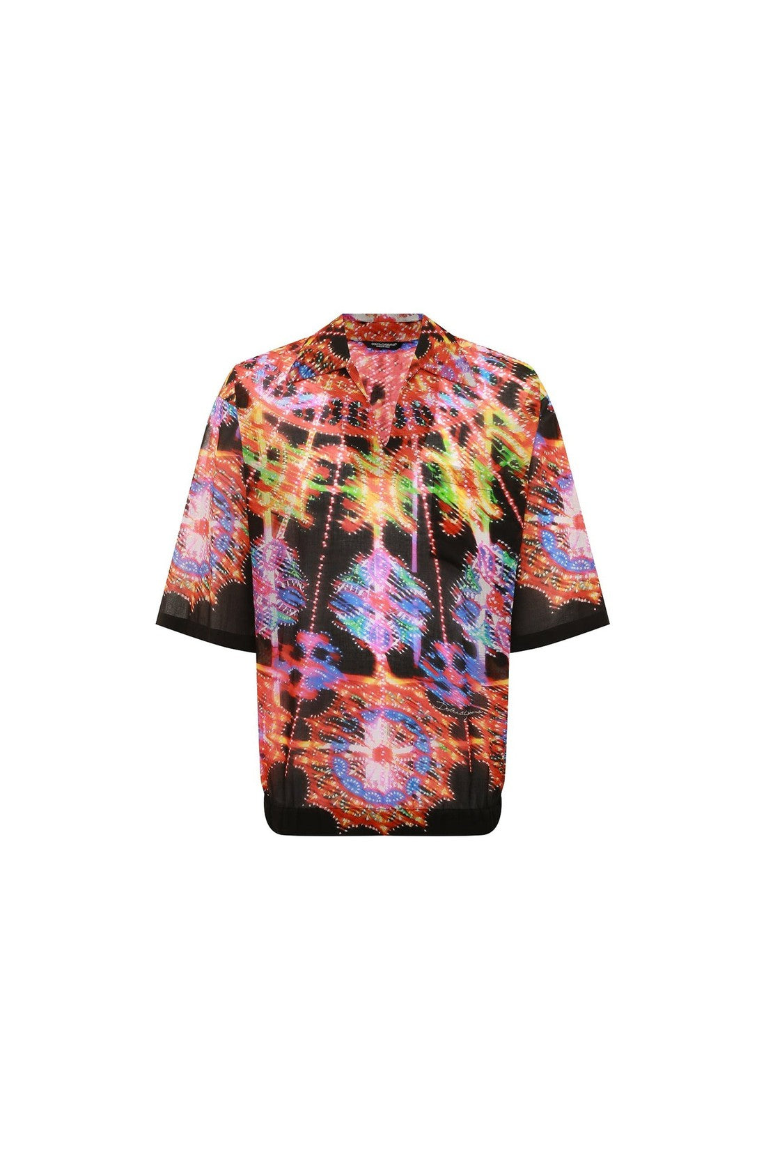Dolce & Gabbana-OUTLET-SALE-Dolce & Gabbana Printed Shirt-ARCHIVIST