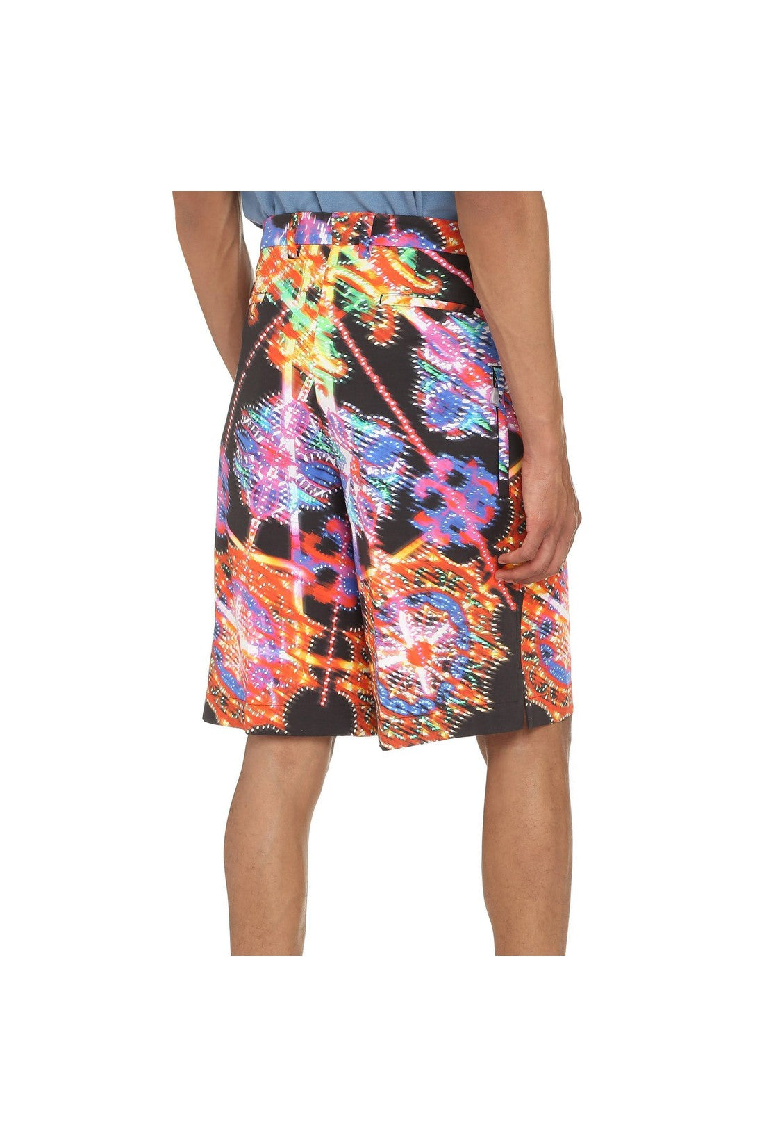 DOLCE & GABBANA-OUTLET-SALE-Dolce & Gabbana Printed Shorts-ARCHIVIST