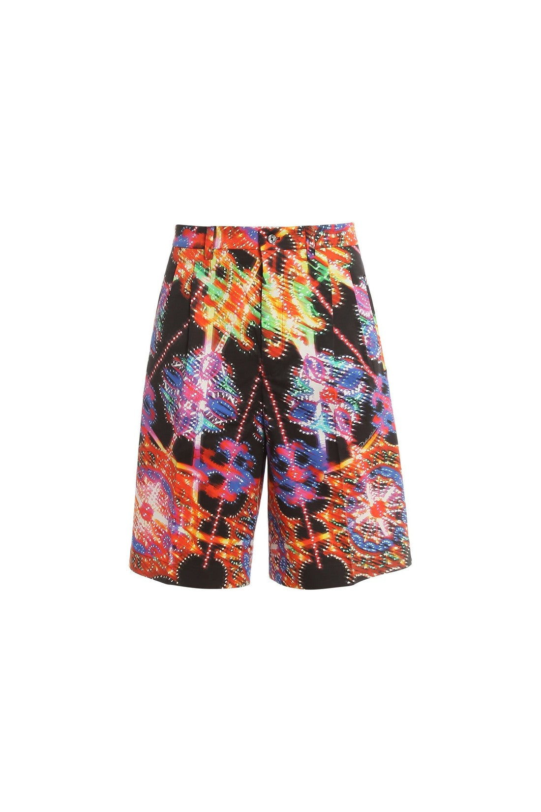 DOLCE & GABBANA-OUTLET-SALE-Dolce & Gabbana Printed Shorts-ARCHIVIST