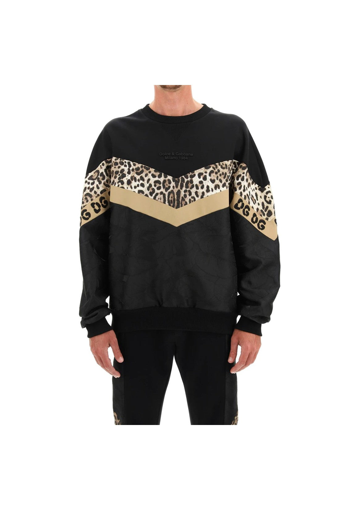 DOLCE & GABBANA-OUTLET-SALE-Dolce & Gabbana Printed Sweatshirt-ARCHIVIST