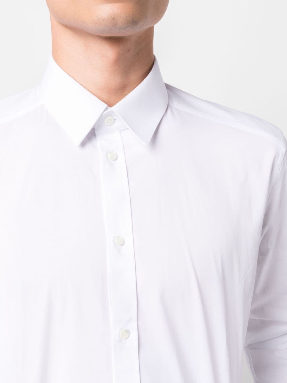 DOLCE & GABBANA-OUTLET-SALE-Dolce & Gabbana Shirts White-ARCHIVIST