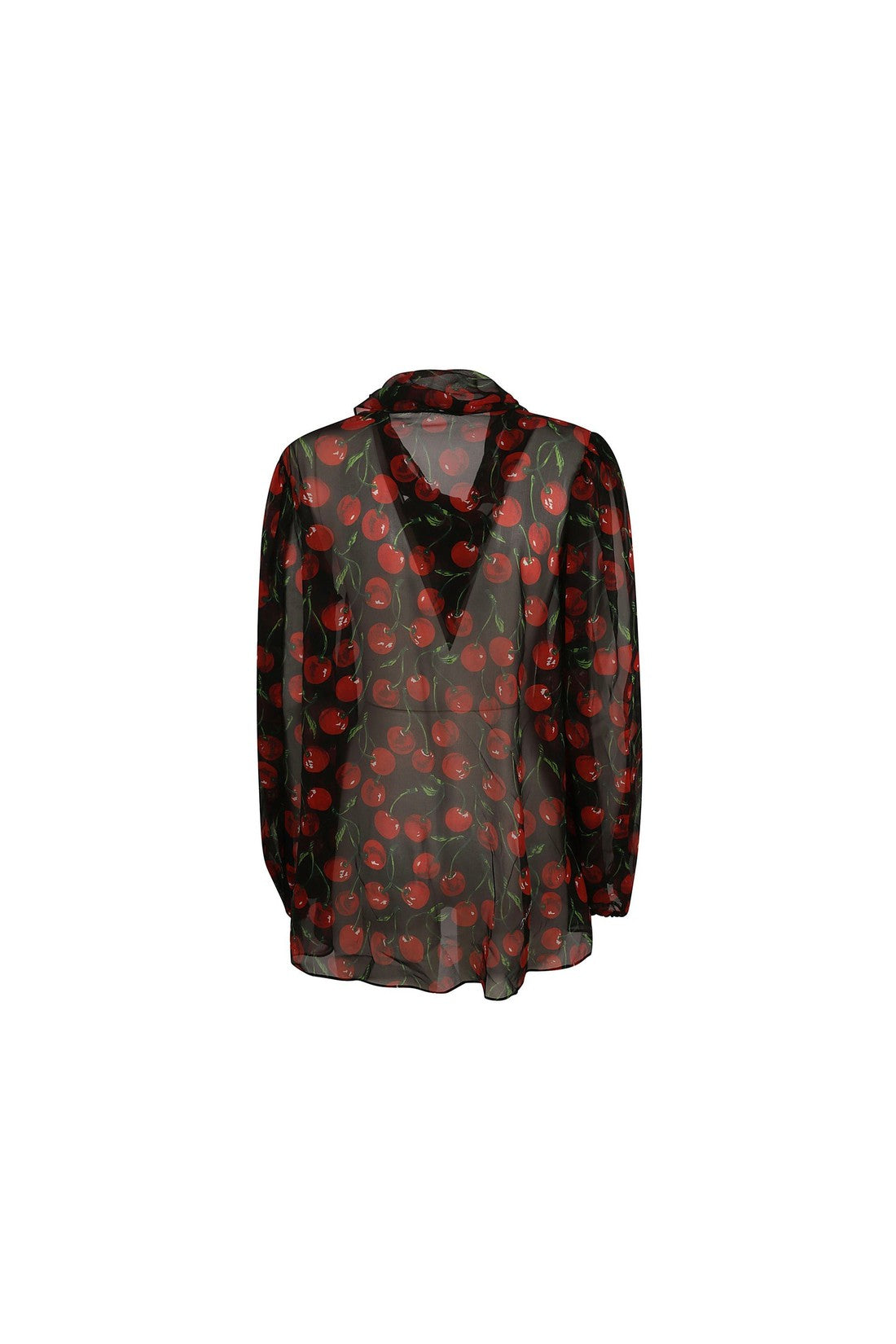 DOLCE & GABBANA-OUTLET-SALE-Dolce & Gabbana Silk Printed Top-ARCHIVIST