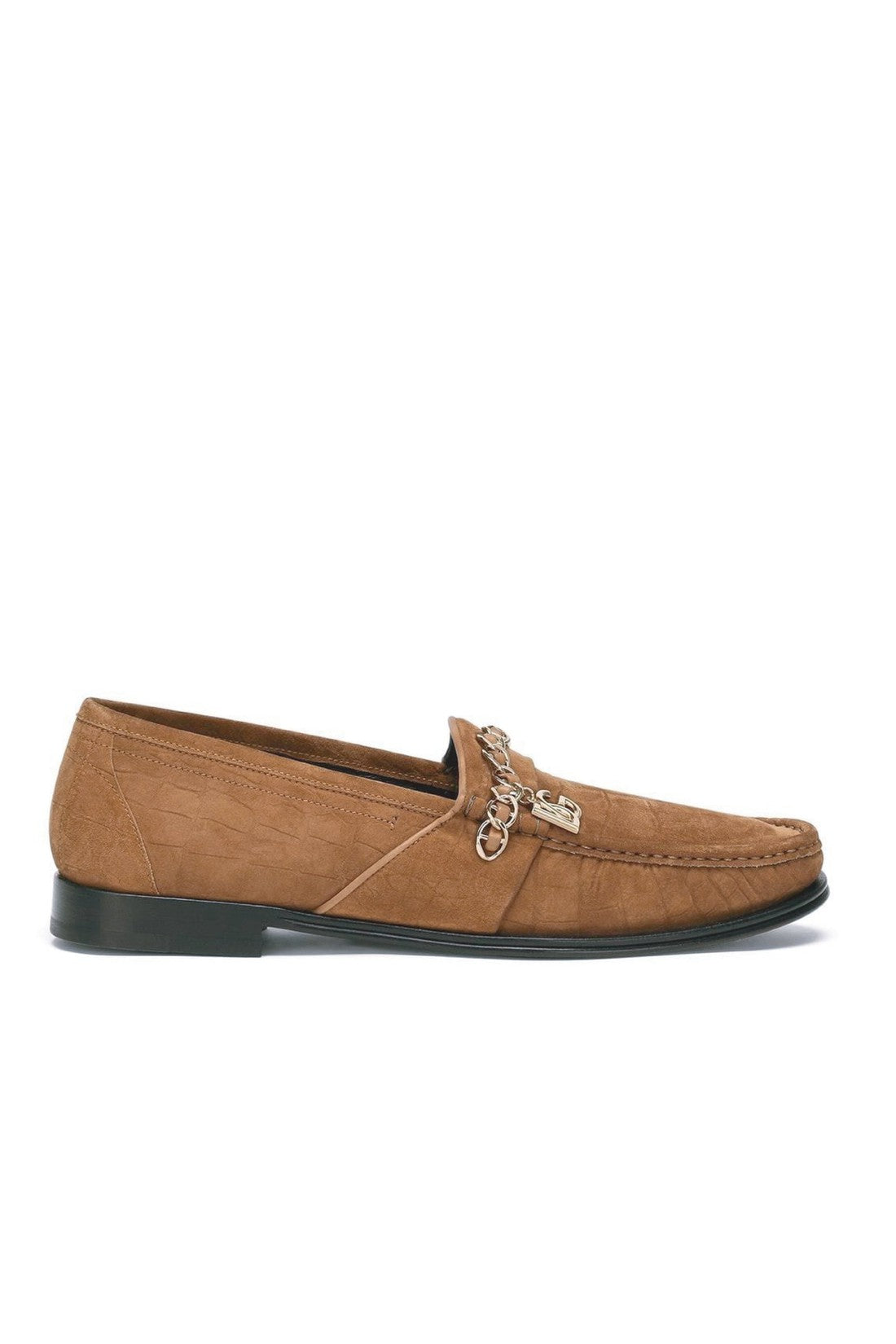 DOLCE & GABBANA-OUTLET-SALE-Dolce & Gabbana Suede Loafers-ARCHIVIST