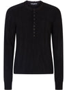 DOLCE & GABBANA-OUTLET-SALE-Dolce & Gabbana Sweaters Black-ARCHIVIST