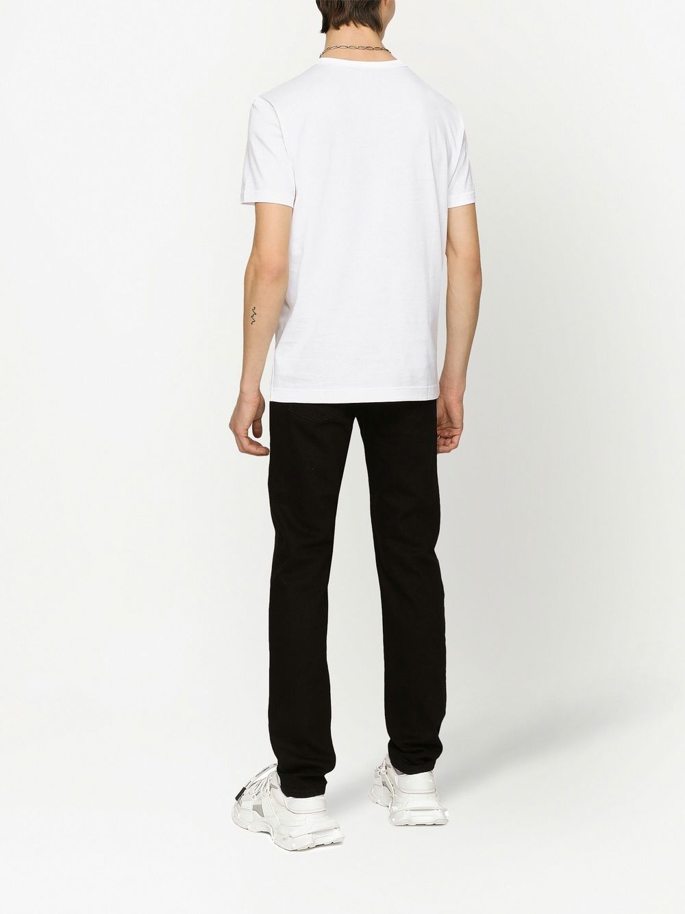 DOLCE & GABBANA-OUTLET-SALE-Dolce & Gabbana T-shirts And Polos White-ARCHIVIST