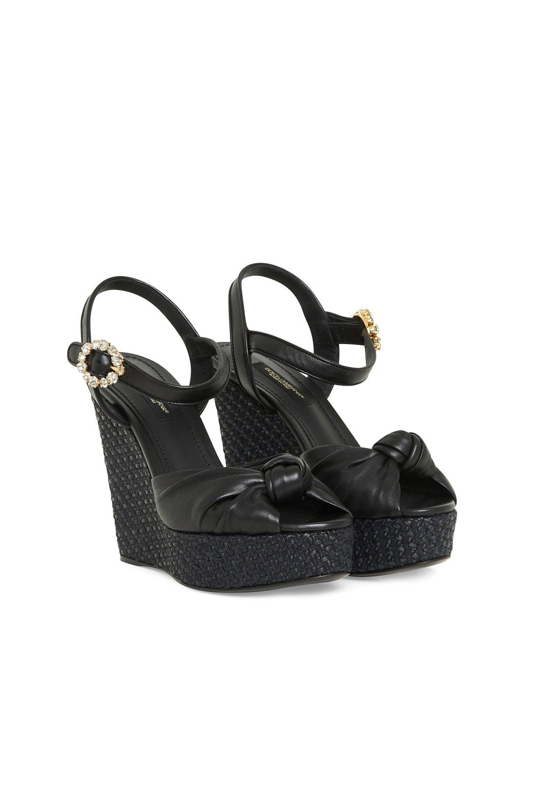 DOLCE & GABBANA-OUTLET-SALE-Dolce & Gabbana Wedge Sandals-ARCHIVIST