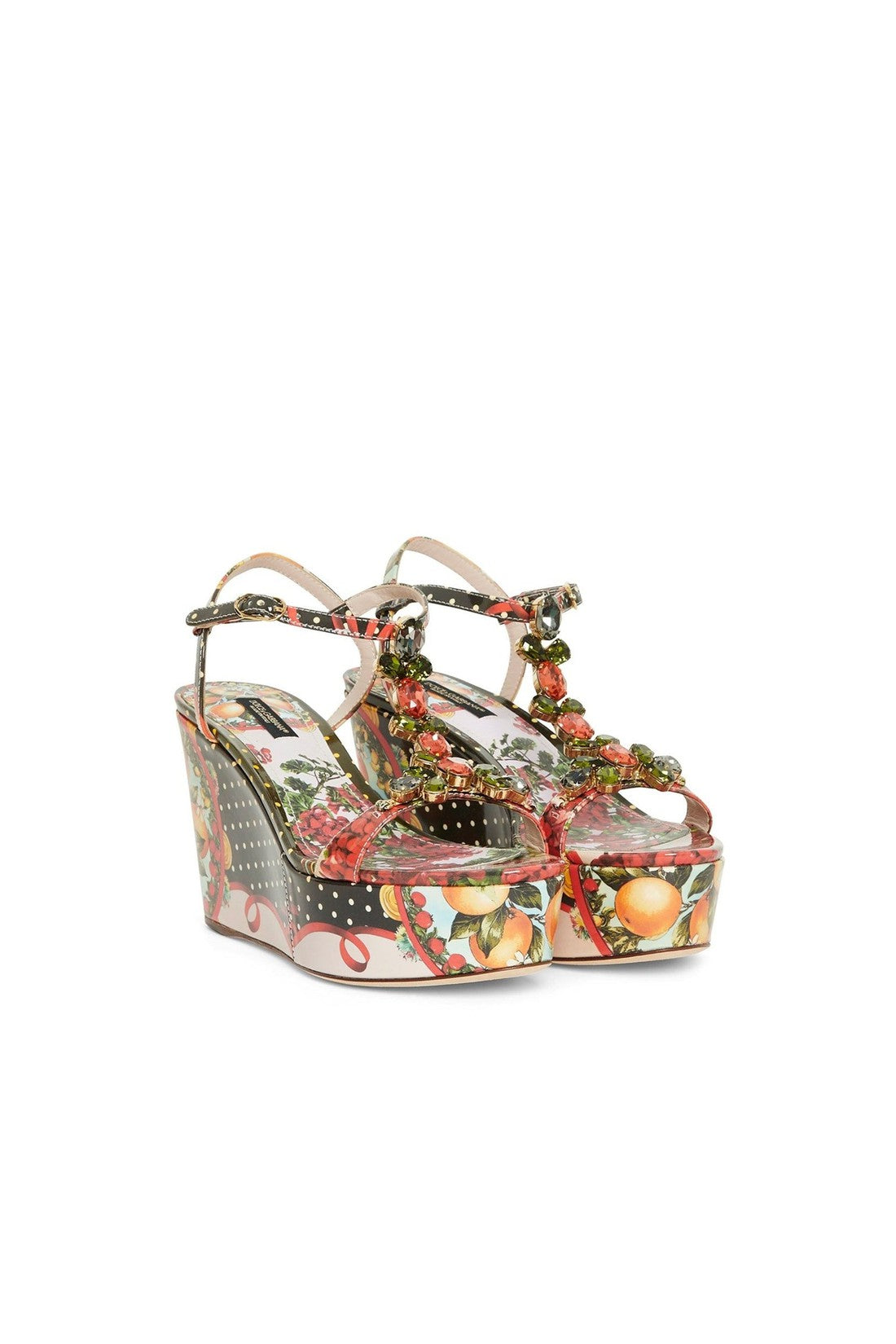 DOLCE & GABBANA-OUTLET-SALE-Dolce & Gabbana Wedge Sandals-ARCHIVIST