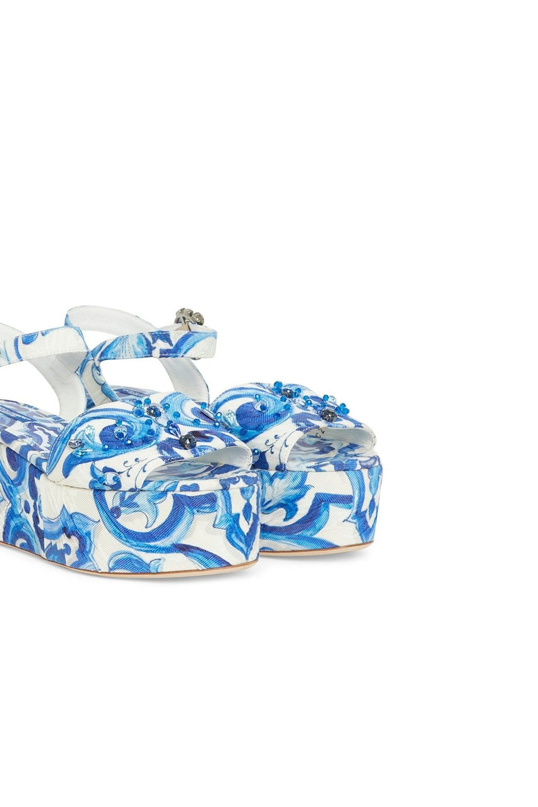 DOLCE & GABBANA-OUTLET-SALE-Dolce & Gabbana Wedge Sandals-ARCHIVIST