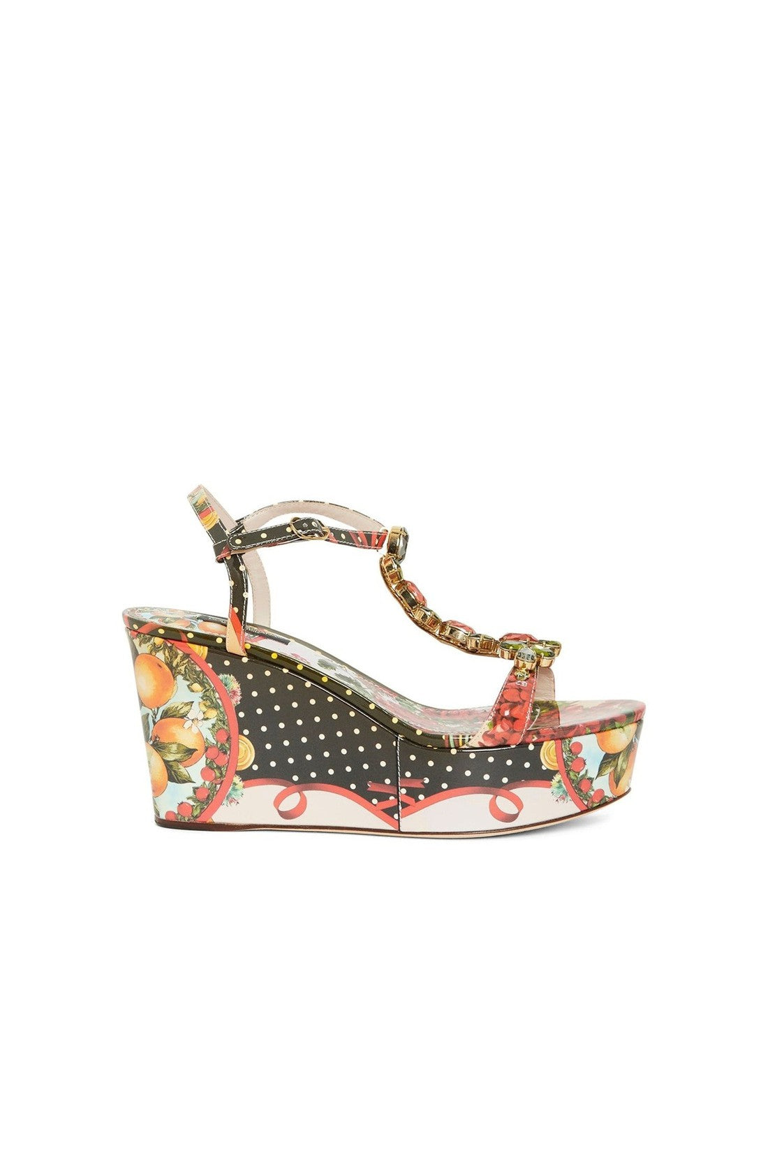 DOLCE & GABBANA-OUTLET-SALE-Dolce & Gabbana Wedge Sandals-ARCHIVIST