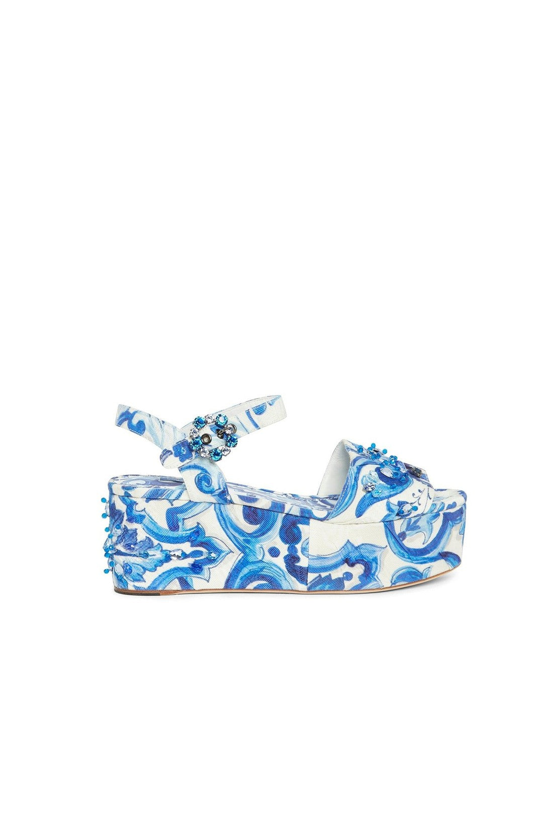 DOLCE & GABBANA-OUTLET-SALE-Dolce & Gabbana Wedge Sandals-ARCHIVIST