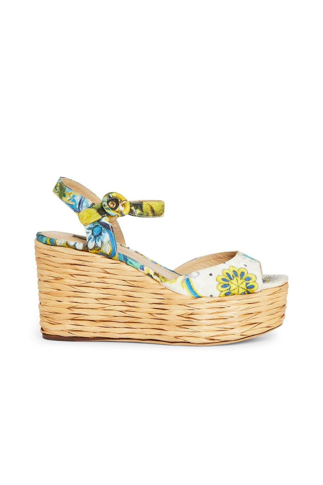 DOLCE & GABBANA-OUTLET-SALE-Dolce & Gabbana Wedge Sandals-ARCHIVIST