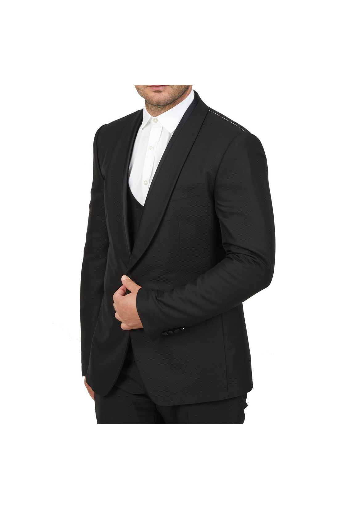 DOLCE & GABBANA-OUTLET-SALE-Dolce & Gabbana Wool And Silk Suit-ARCHIVIST