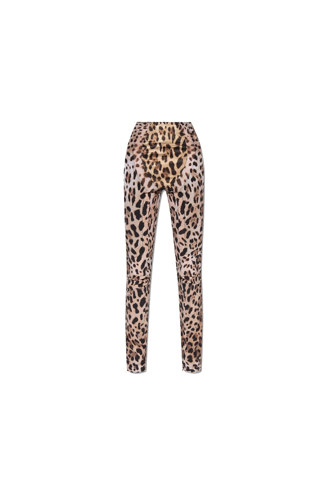 DOLCE & GABBANA-OUTLET-SALE-Dolce & Gabbana x Kim Leopard Pants-ARCHIVIST