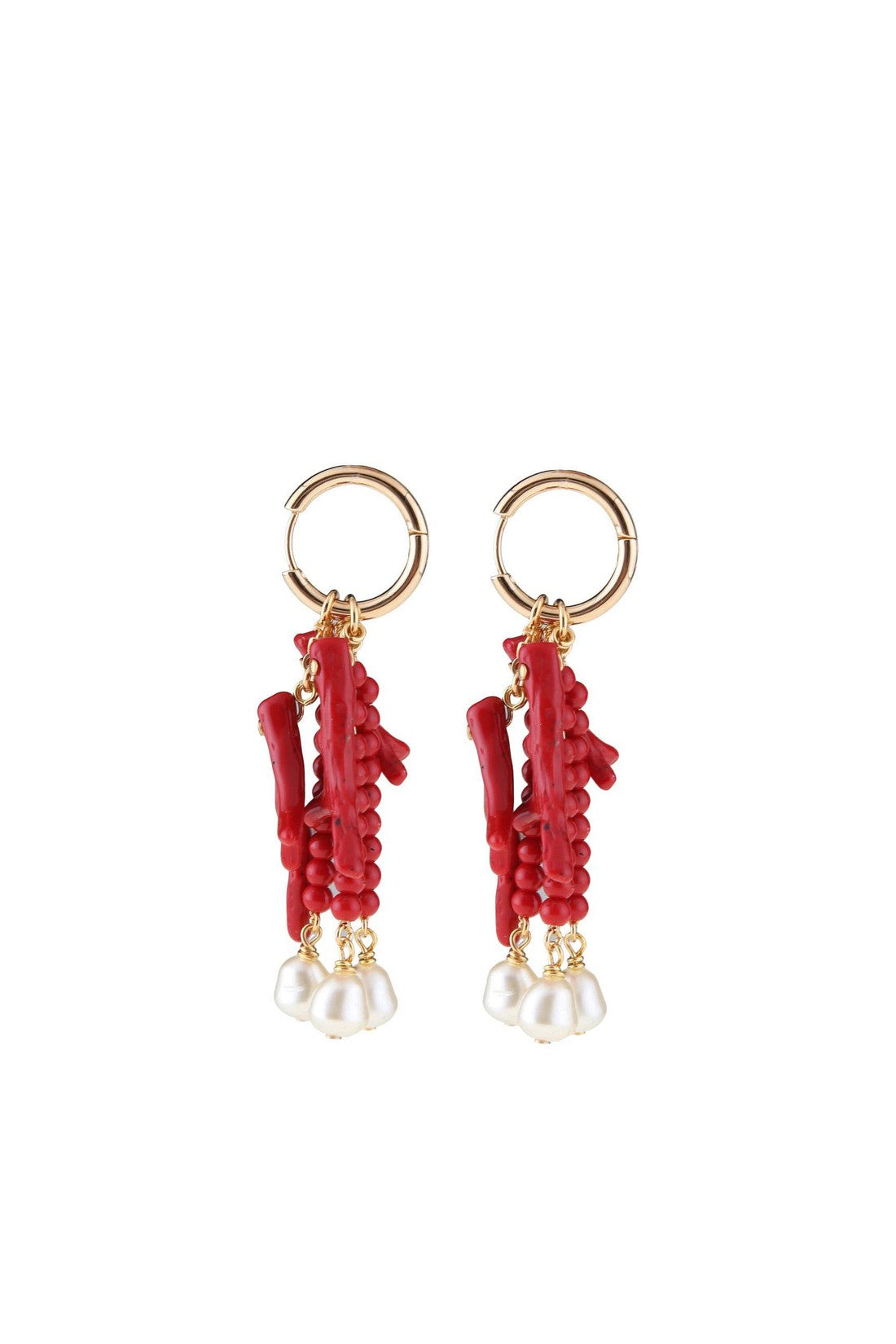 DOLCE & GABBANA-OUTLET-SALE-Dolce and gabbana earrings with coral branches-ARCHIVIST