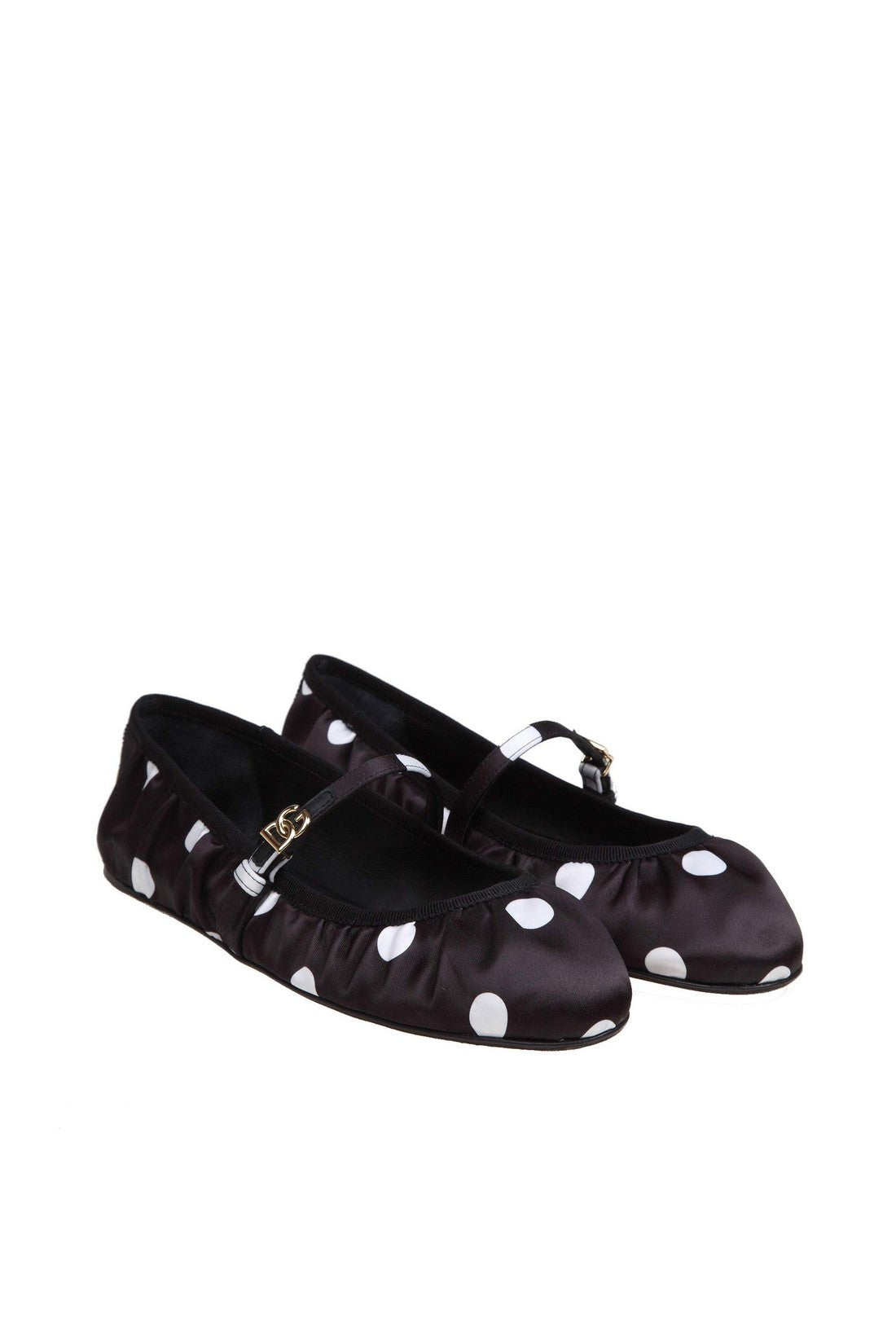 DOLCE & GABBANA-OUTLET-SALE-Dolce and gabbana odette ballerina in satin-ARCHIVIST