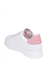 DOLCE & GABBANA-OUTLET-SALE-Dolce e gabbana portofino light sneakers in white and pink leather-ARCHIVIST