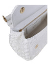 DOLCE & GABBANA-OUTLET-SALE-Dolce e gabbana raffia crochet handbag white color-ARCHIVIST