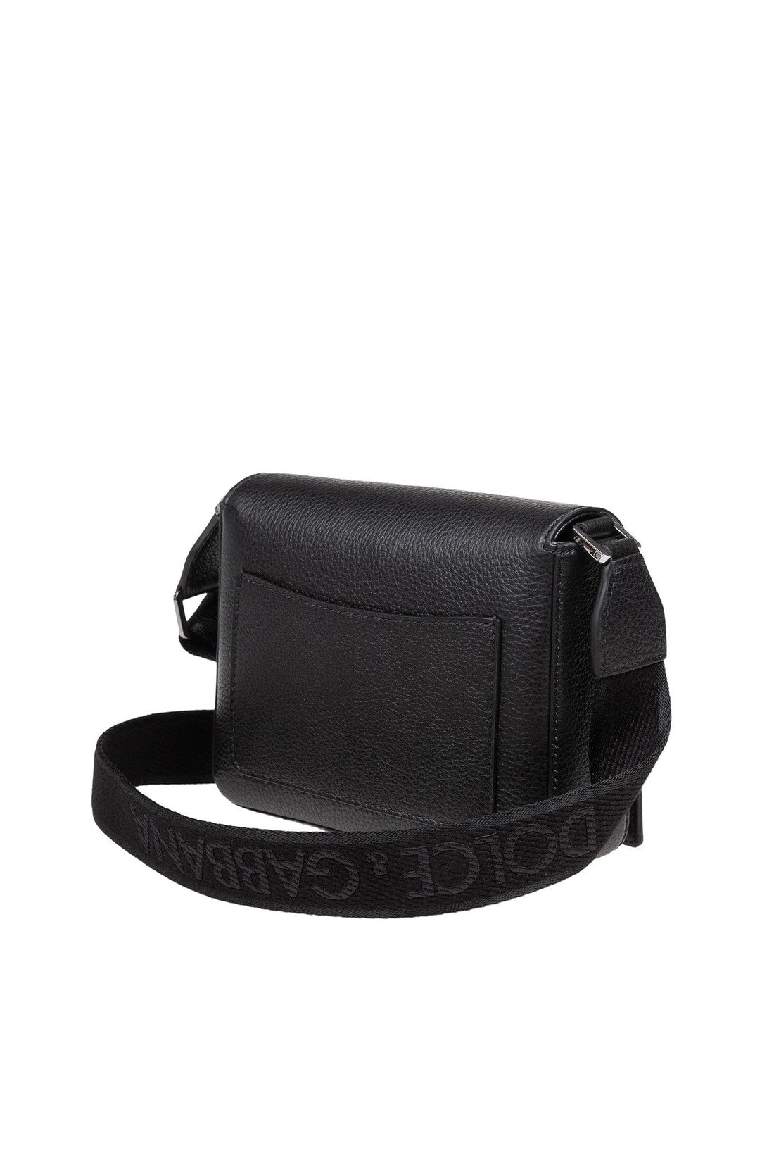 Dolce & Gabbana-OUTLET-SALE-Dolce & gabbana black deer leather shoulder bag-ARCHIVIST