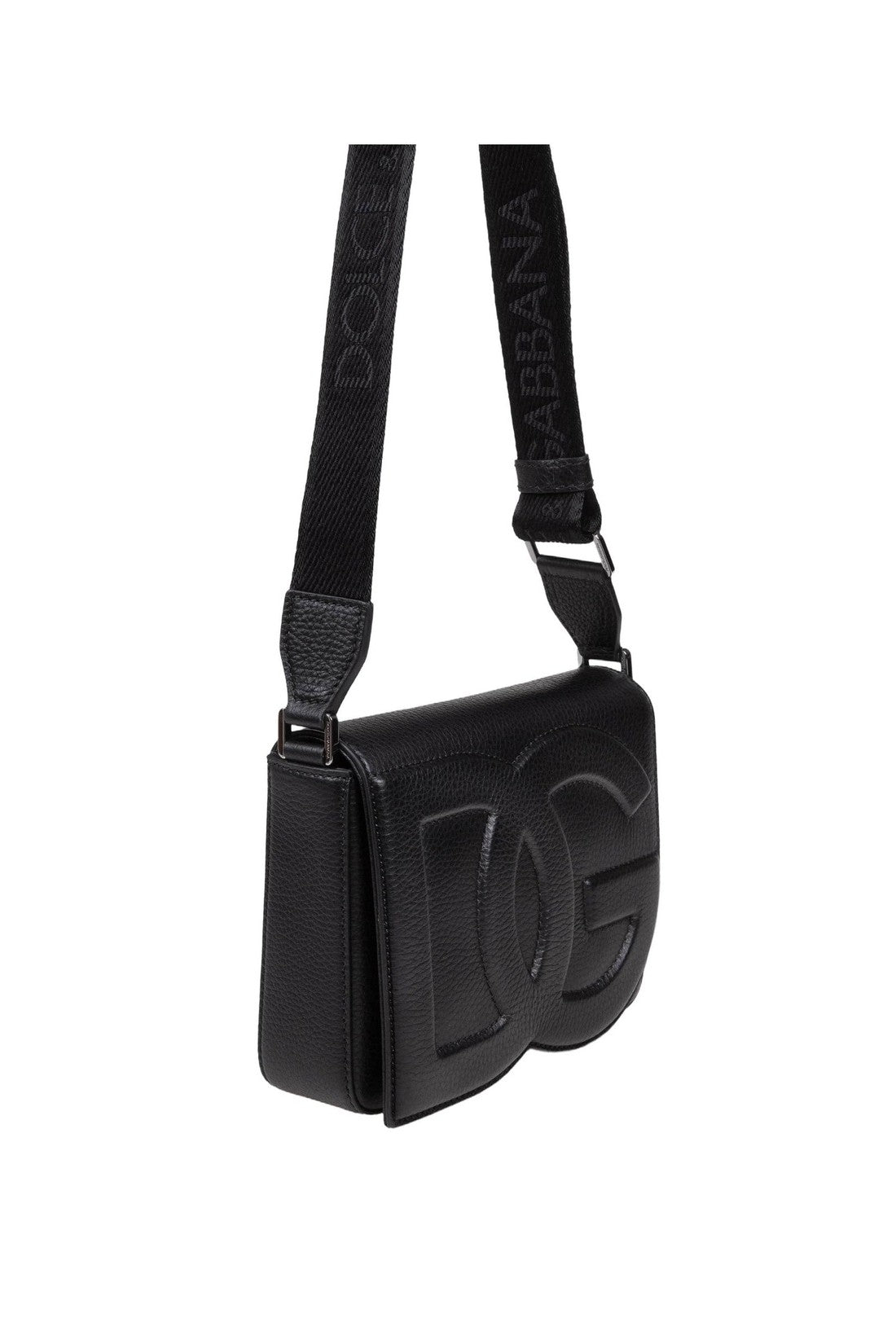 Dolce & Gabbana-OUTLET-SALE-Dolce & gabbana black deer leather shoulder bag-ARCHIVIST