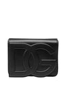 Dolce & Gabbana-OUTLET-SALE-Dolce & gabbana black deer leather shoulder bag-ARCHIVIST