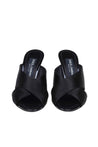 DOLCE & GABBANA-OUTLET-SALE-Dolce & gabbana black satin mules-ARCHIVIST