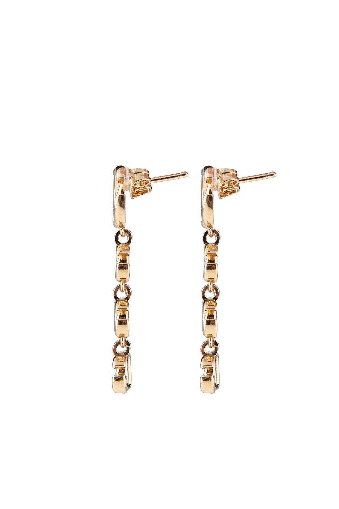 DOLCE & GABBANA-OUTLET-SALE-Dolce & gabbana long earrings with dg logo-ARCHIVIST