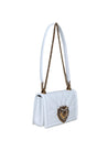 DOLCE & GABBANA-OUTLET-SALE-Dolce & gabbana medium devotion bag in matelassé nappa color white-ARCHIVIST