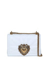 DOLCE & GABBANA-OUTLET-SALE-Dolce & gabbana medium devotion bag in matelassé nappa color white-ARCHIVIST