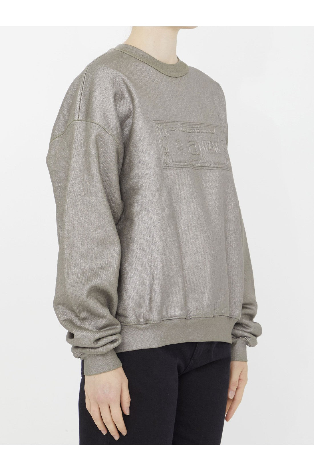 Alexander Wang-OUTLET-SALE-Dollar Bill sweatshirt-ARCHIVIST