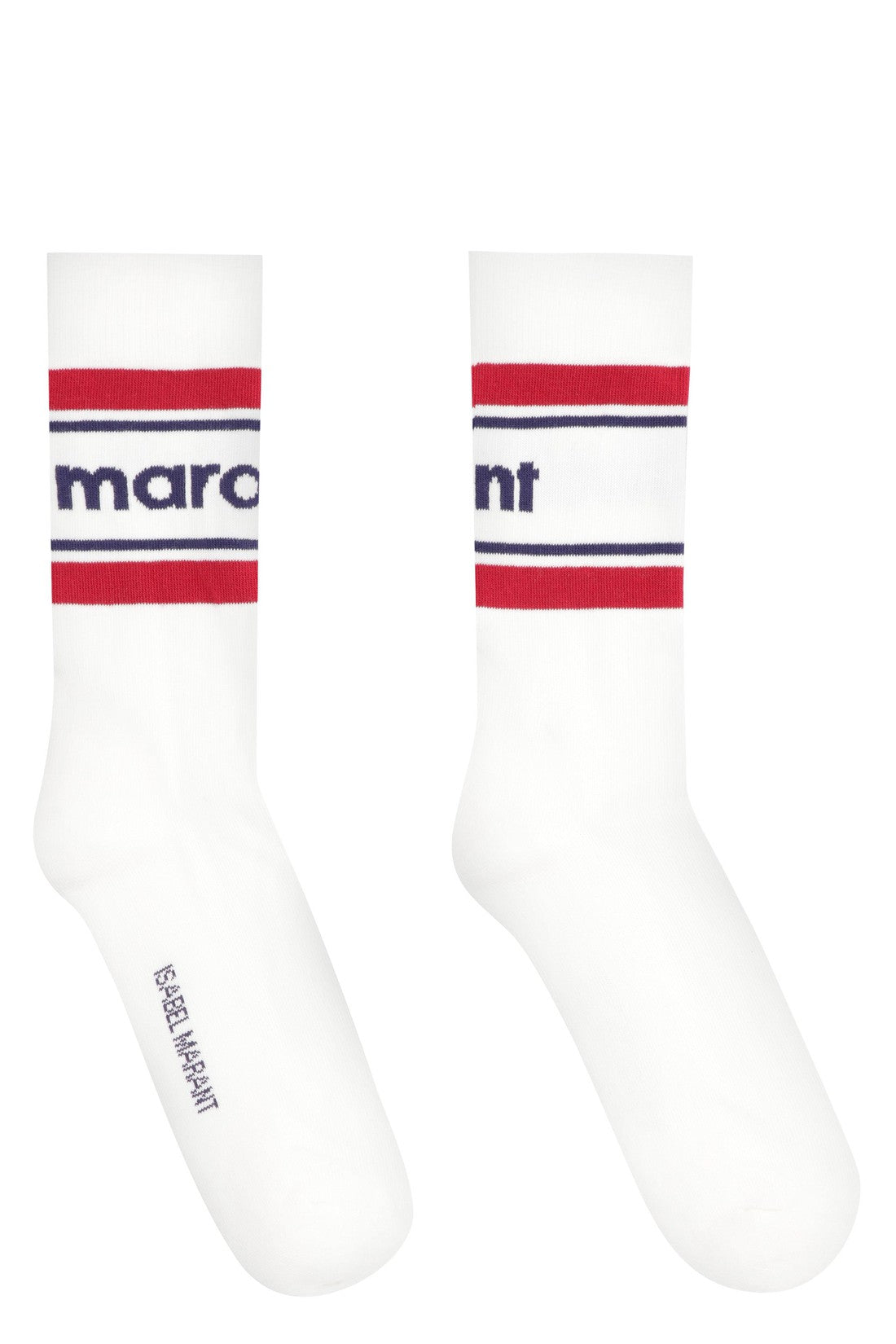 Isabel Marant-OUTLET-SALE-Dona logo cotton blend socks-ARCHIVIST