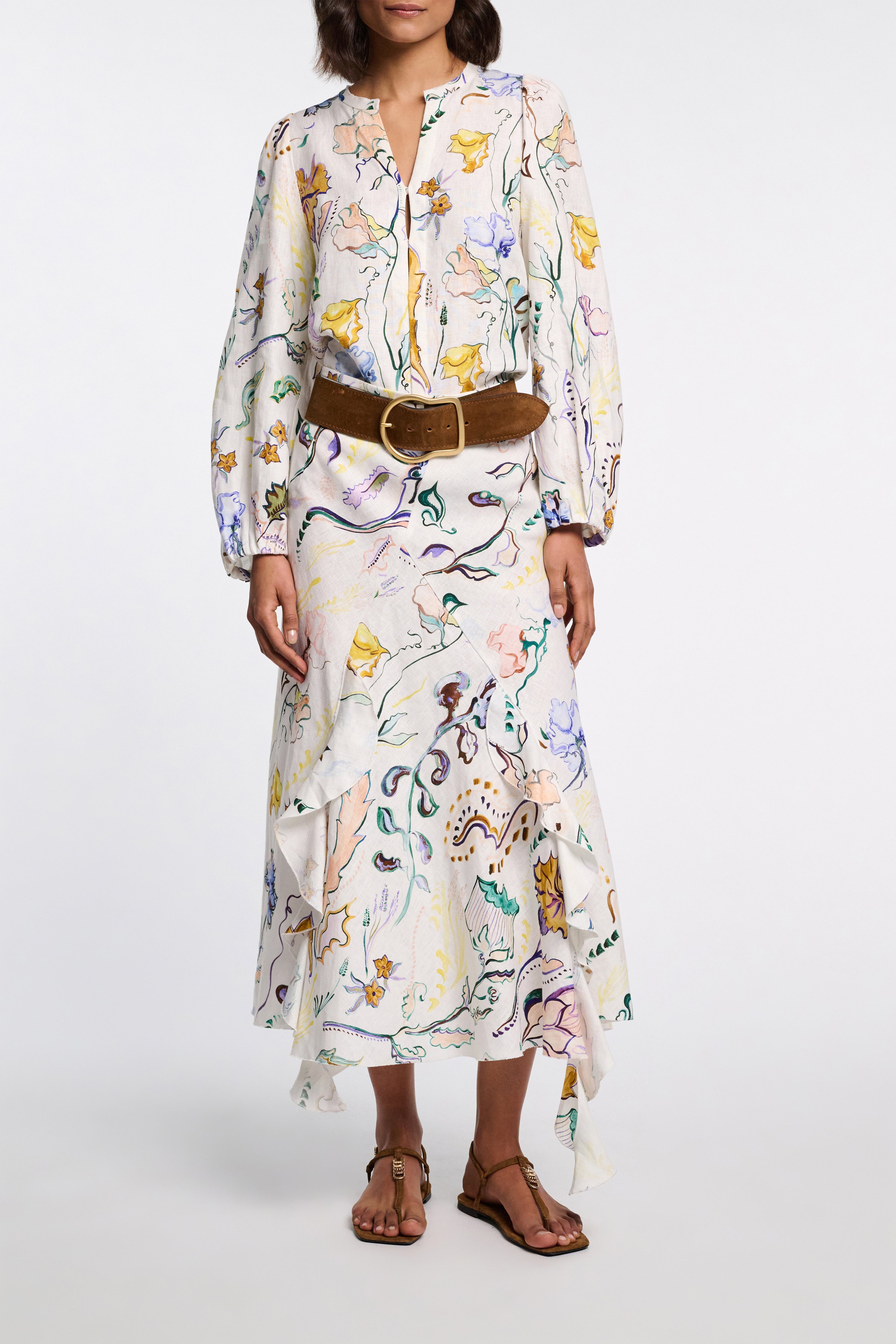 FLORAL POWER skirt-Dorothee Schumacher-Sale