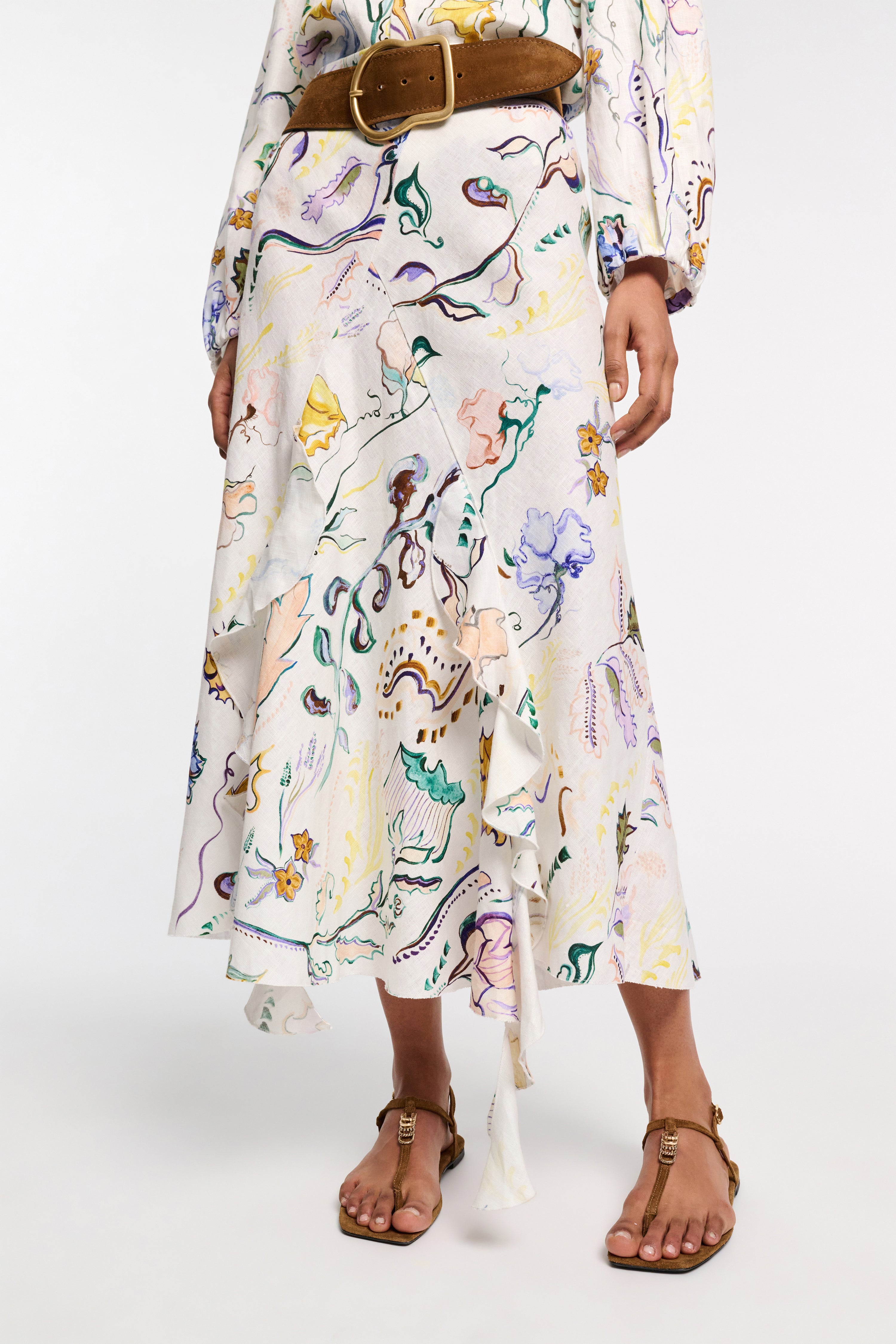 FLORAL POWER skirt-Dorothee Schumacher-Sale
