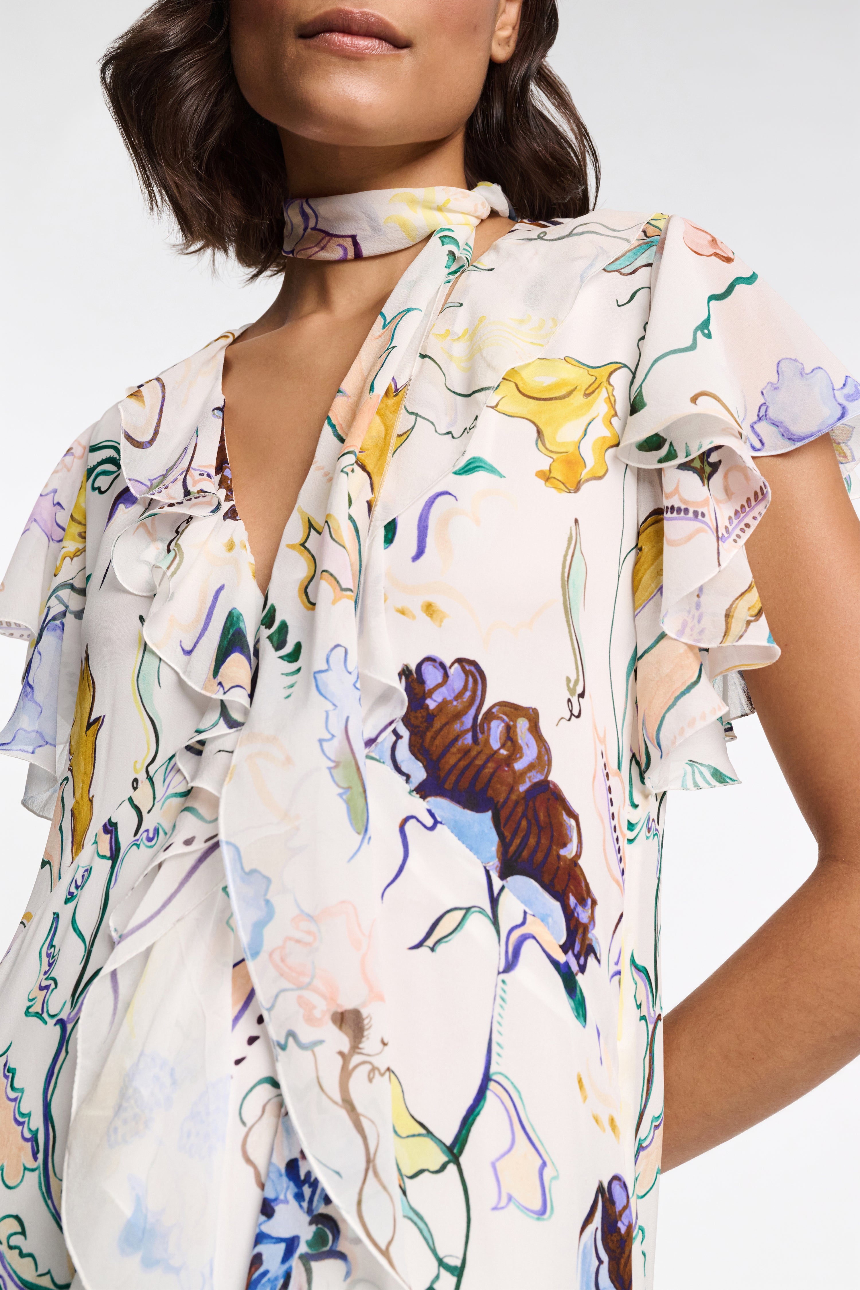 FLORAL TWIST dress-Dorothee Schumacher-Sale