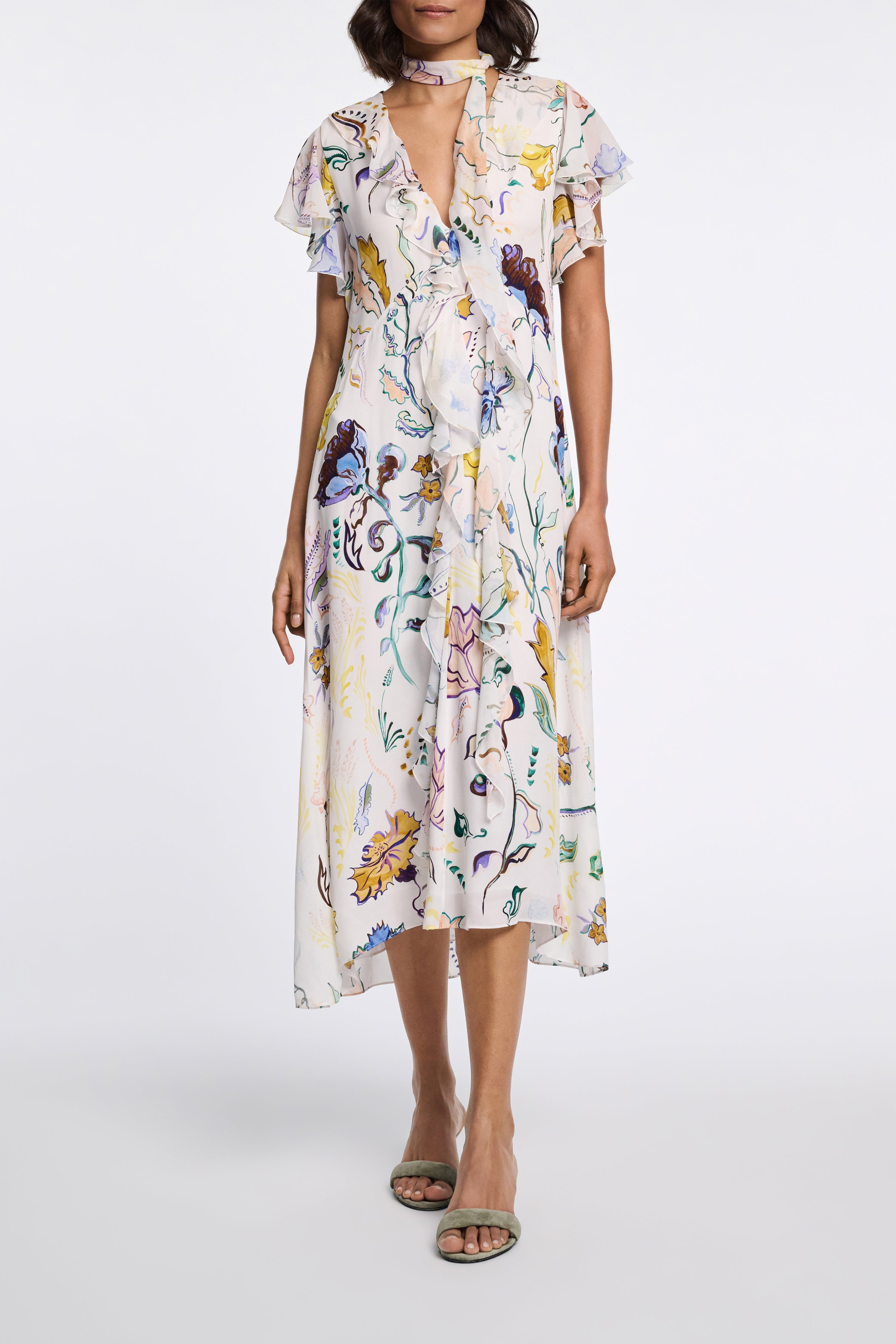 FLORAL TWIST dress-Dorothee Schumacher-Sale