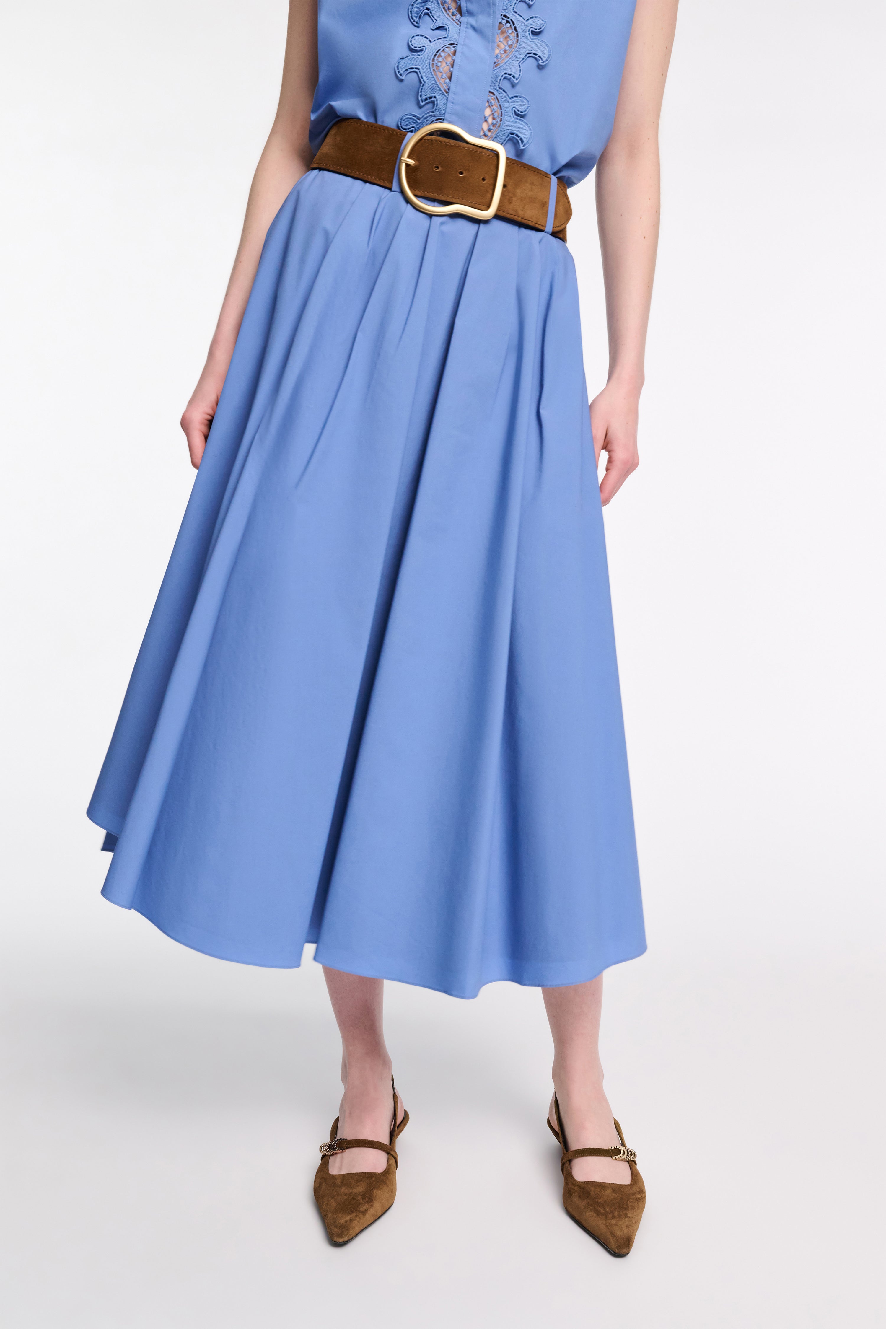 POPLIN POWER skirt-Dorothee Schumacher-Sale