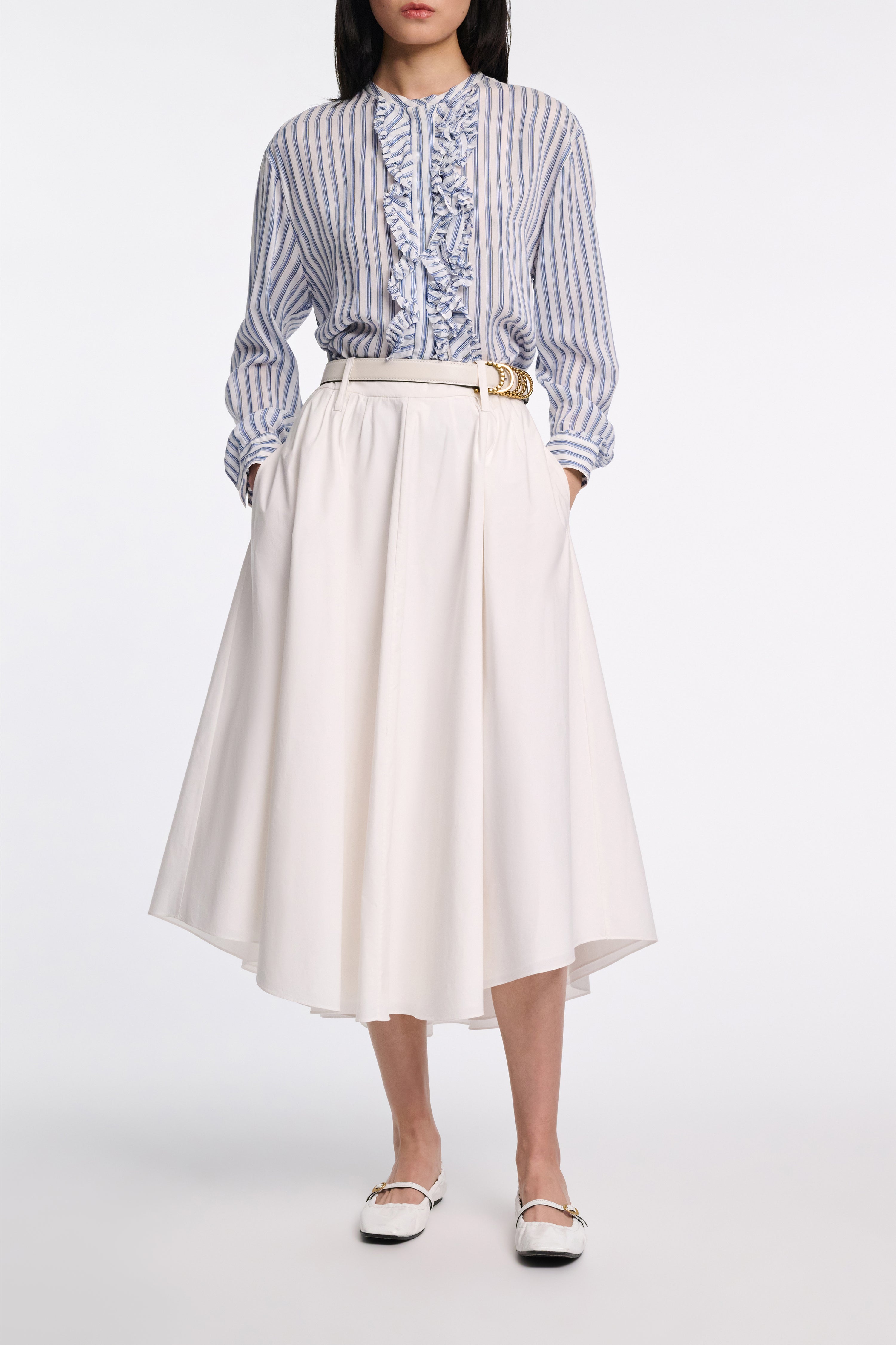 POPLIN POWER skirt-Dorothee Schumacher-Sale