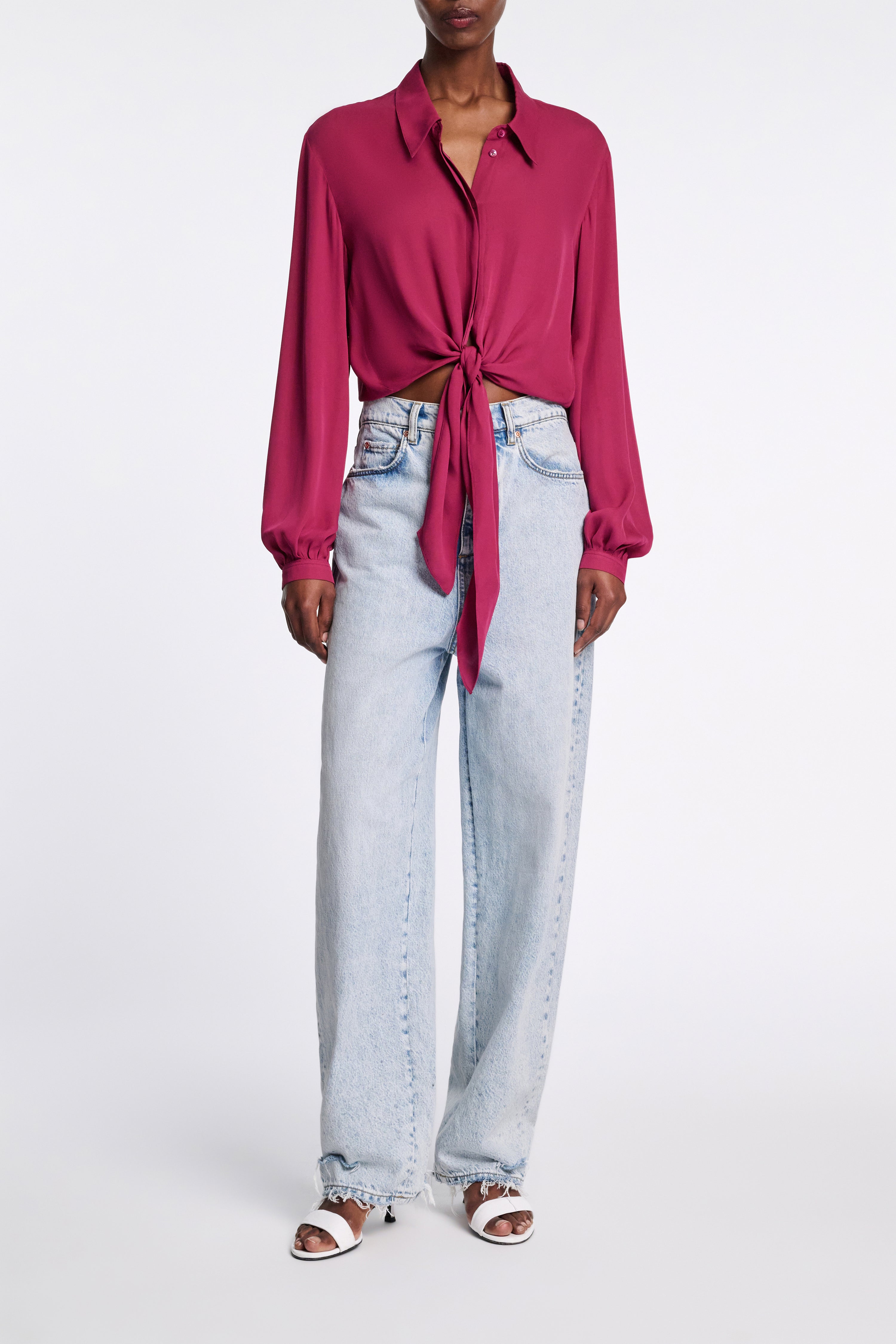 SHEER TWIST I blouse-Dorothee Schumacher-Sale